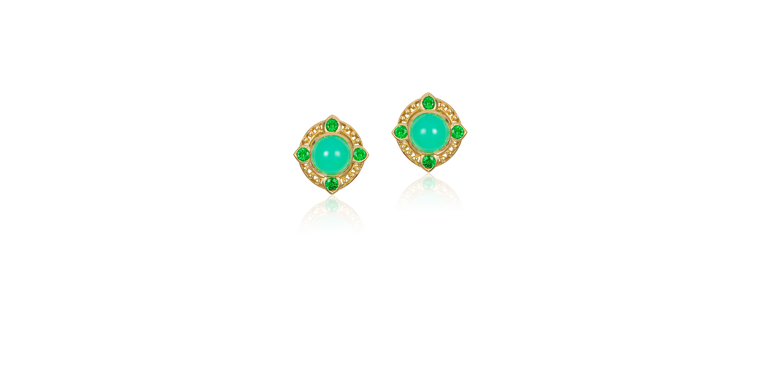 CHRYSOPRASE EARRINGS