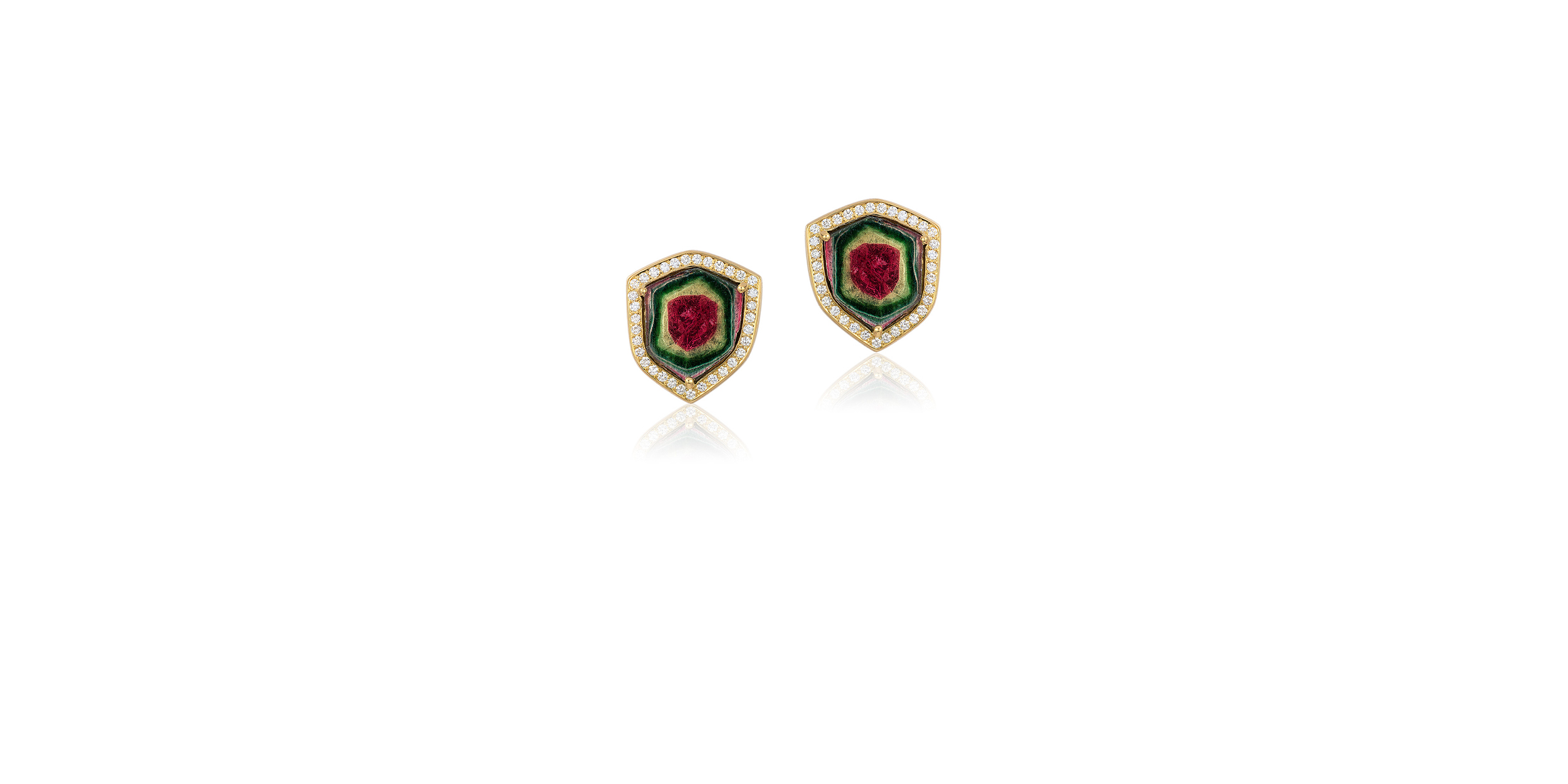 WATERMELON TOURMALINE EARRINGS