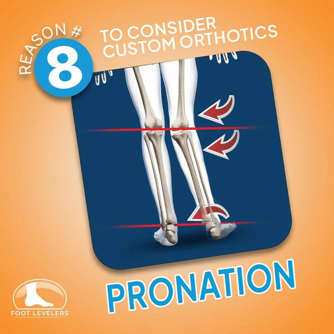 👣 Do your feet roll inward when you walk or run? That&rsquo;s called pronation&mdash;and it can affect your ankles, knees, hips, and even your spine.

Over time, poor foot alignment can lead to pain, fatigue, and uneven stress on your joints.
✨ Cust
