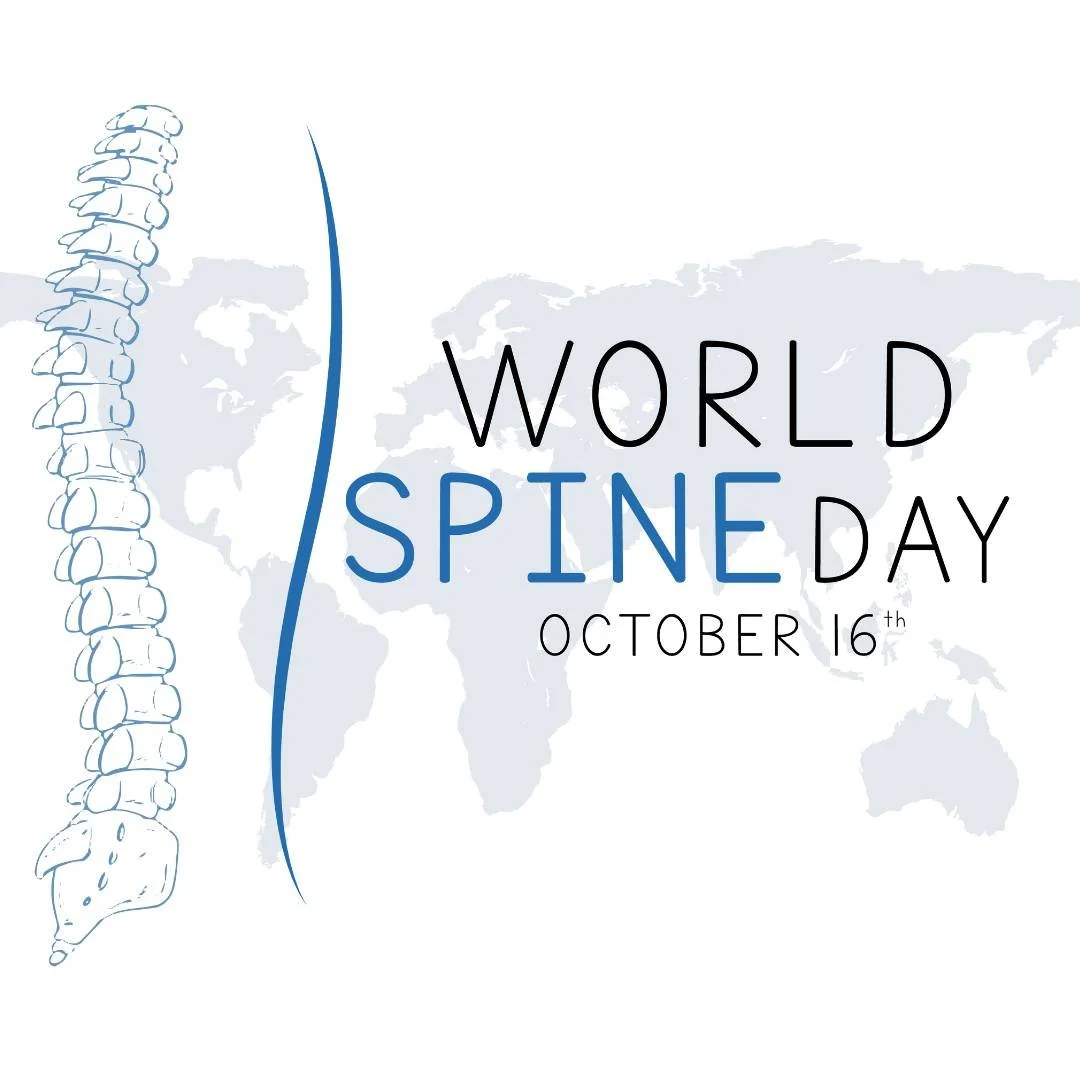 🌎 October 16th is World Spine Day! A reminder to keep your back strong and flexible.
Poor posture, too much sitting, or small daily habits can stress your spine, causing pain and stiffness.
The good news: staying active, practicing good posture, a