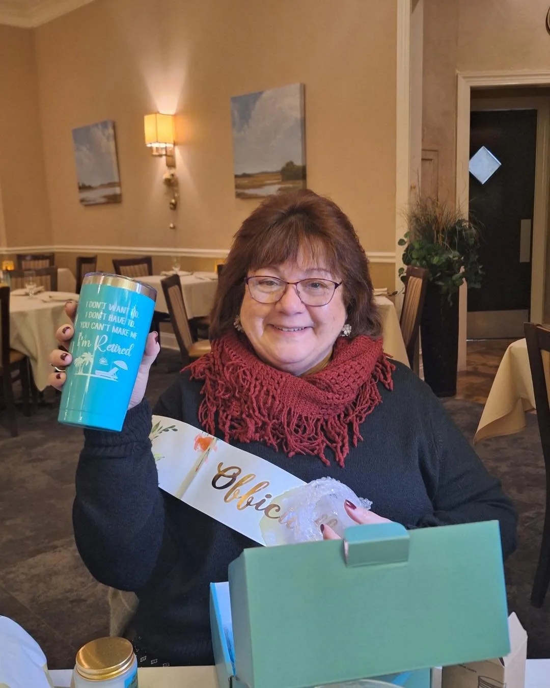 Last night we got to honor Nancy with a little dinner full of big appreciation. Wishing her the happiest retirement! 🎉❤️

Nancy joined us when we opened our office in Augusta and now she will get to enjoy retirement with her husband. Her official la