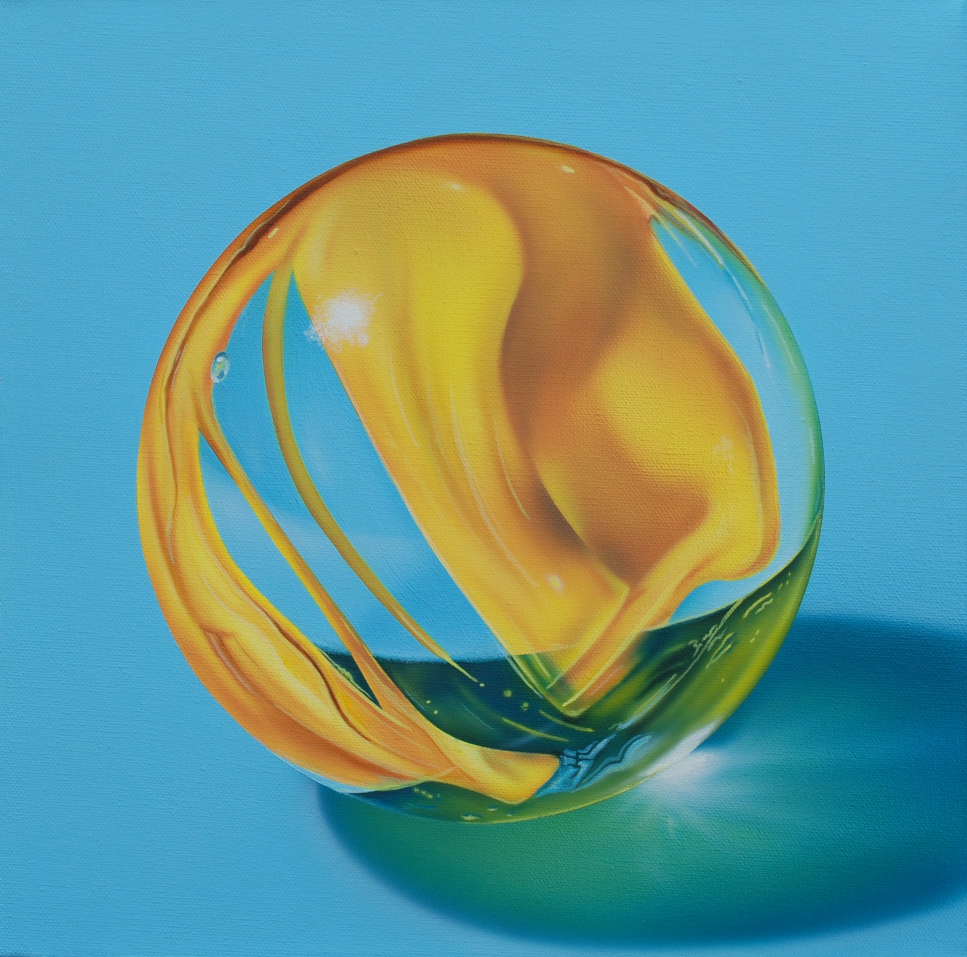 Aubade  acrylic on canvas   12 x 12