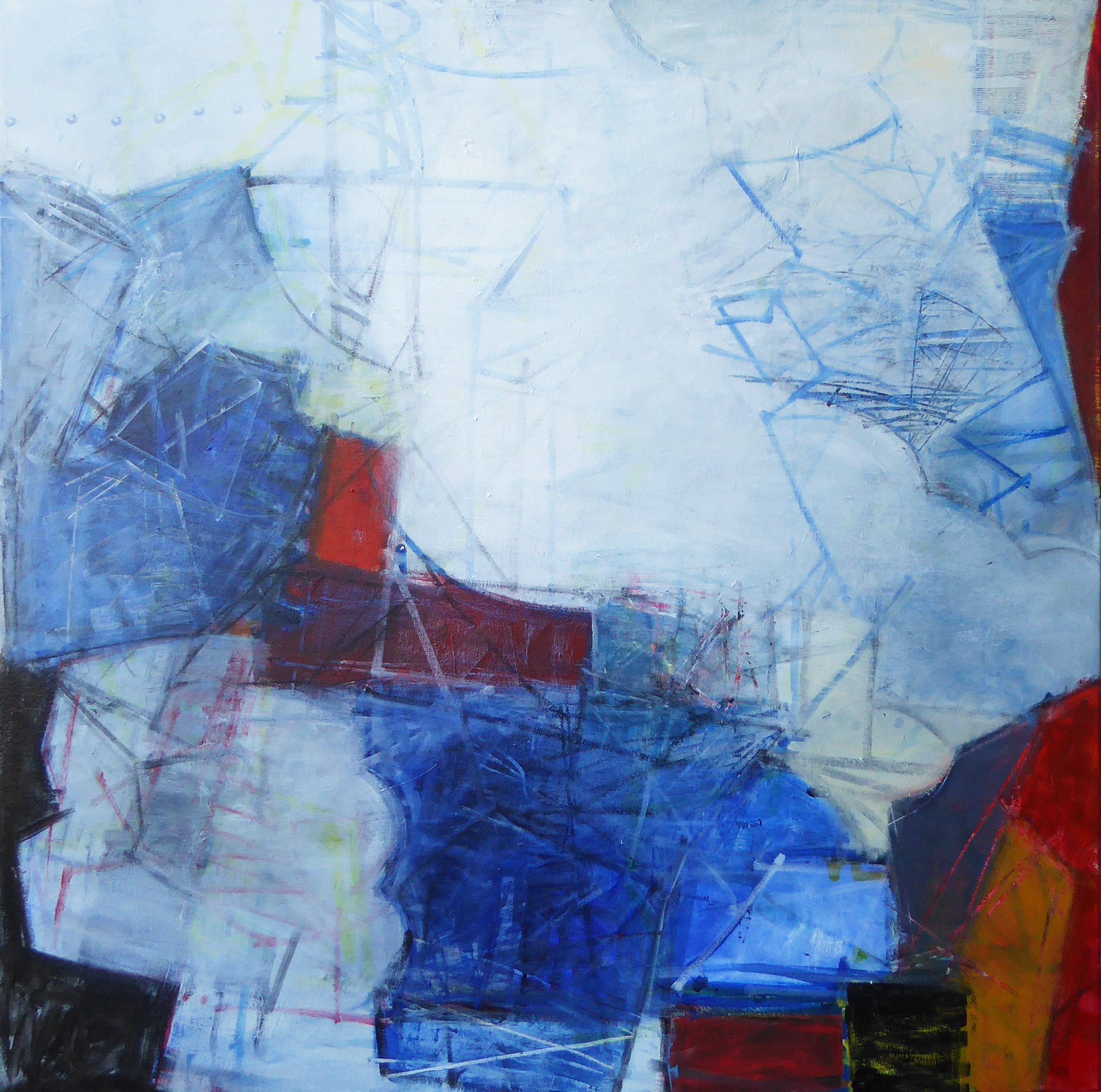 Revival. 48" x 48". canvas