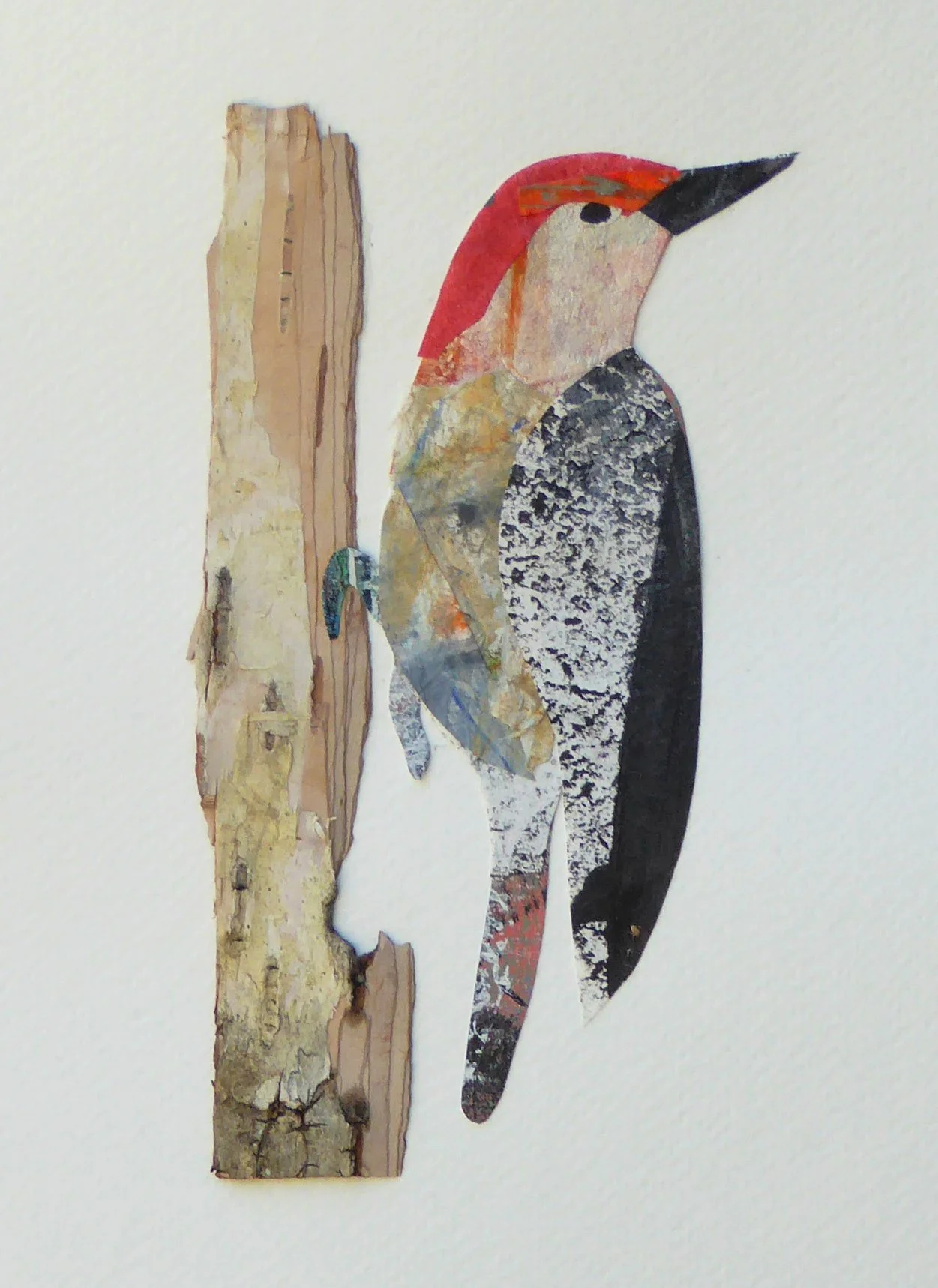 Ole Red. 7"h x 5"w, framed 10"h x 8”w