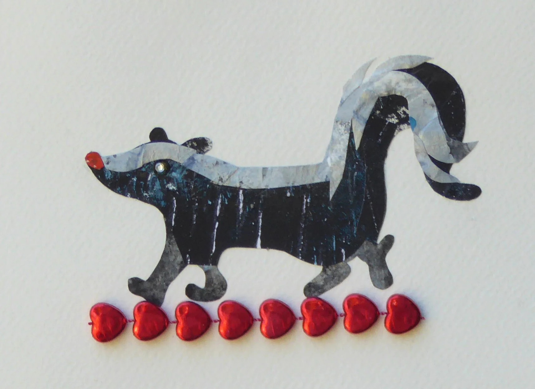 Lovie. 5"h x 7"w, framed 8"h x 10"w