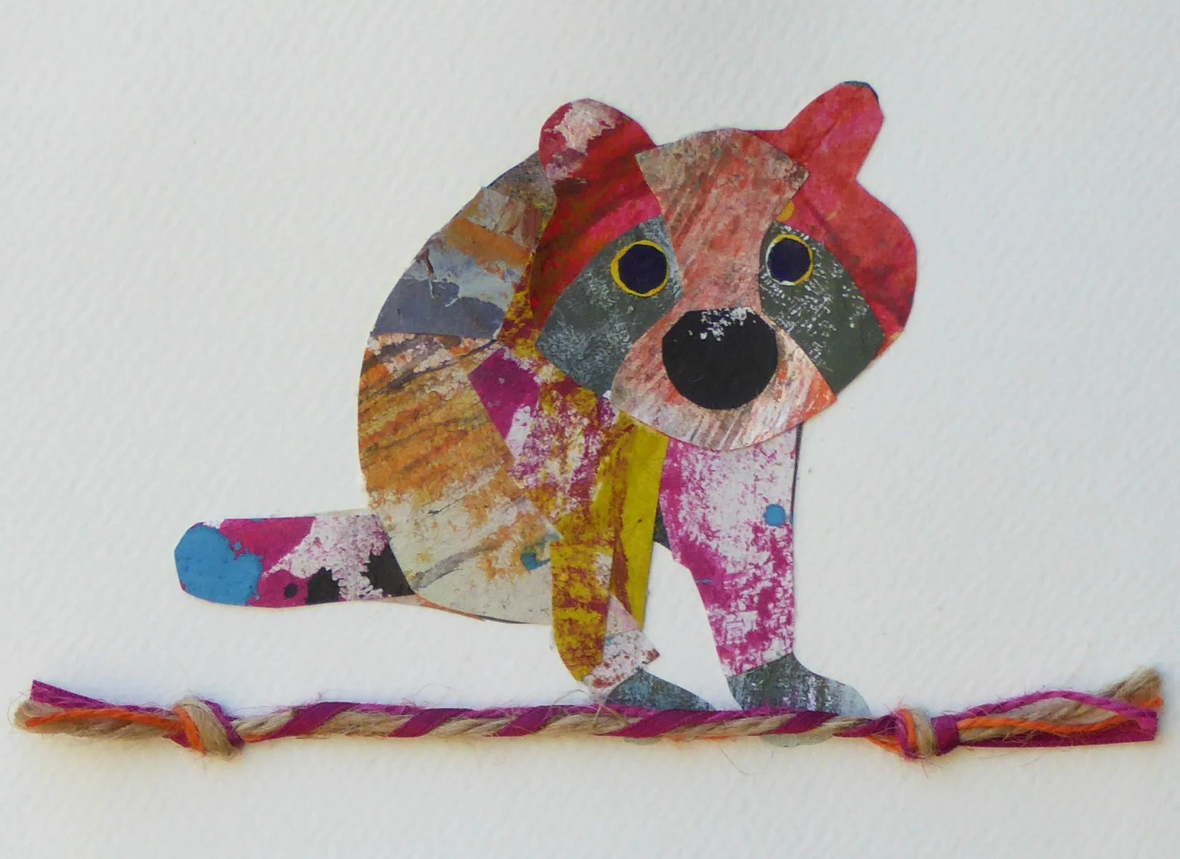 Shy Guy. 5"h x 7"w, framed 8"h x 10"w