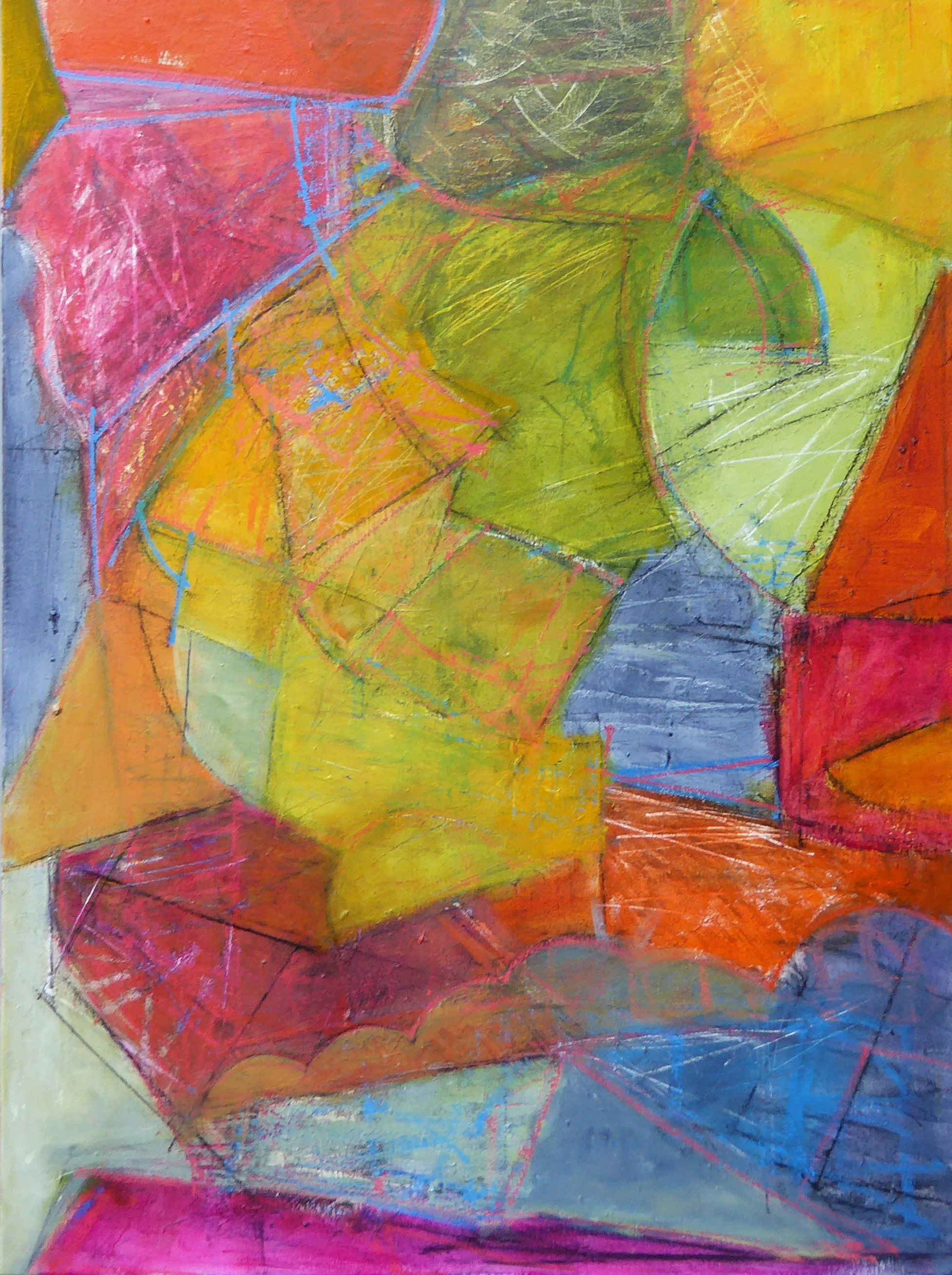 More. 48"h x 36"w. canvas