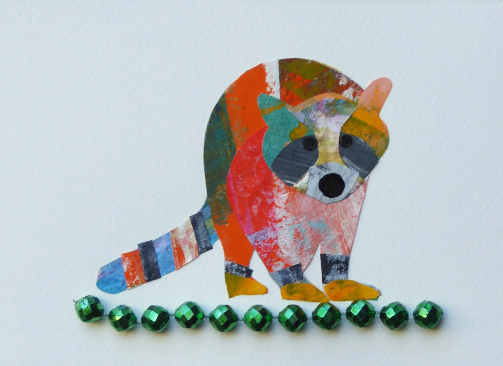 Masquerade. 5"h x 7"w, framed 8"h x 10"w