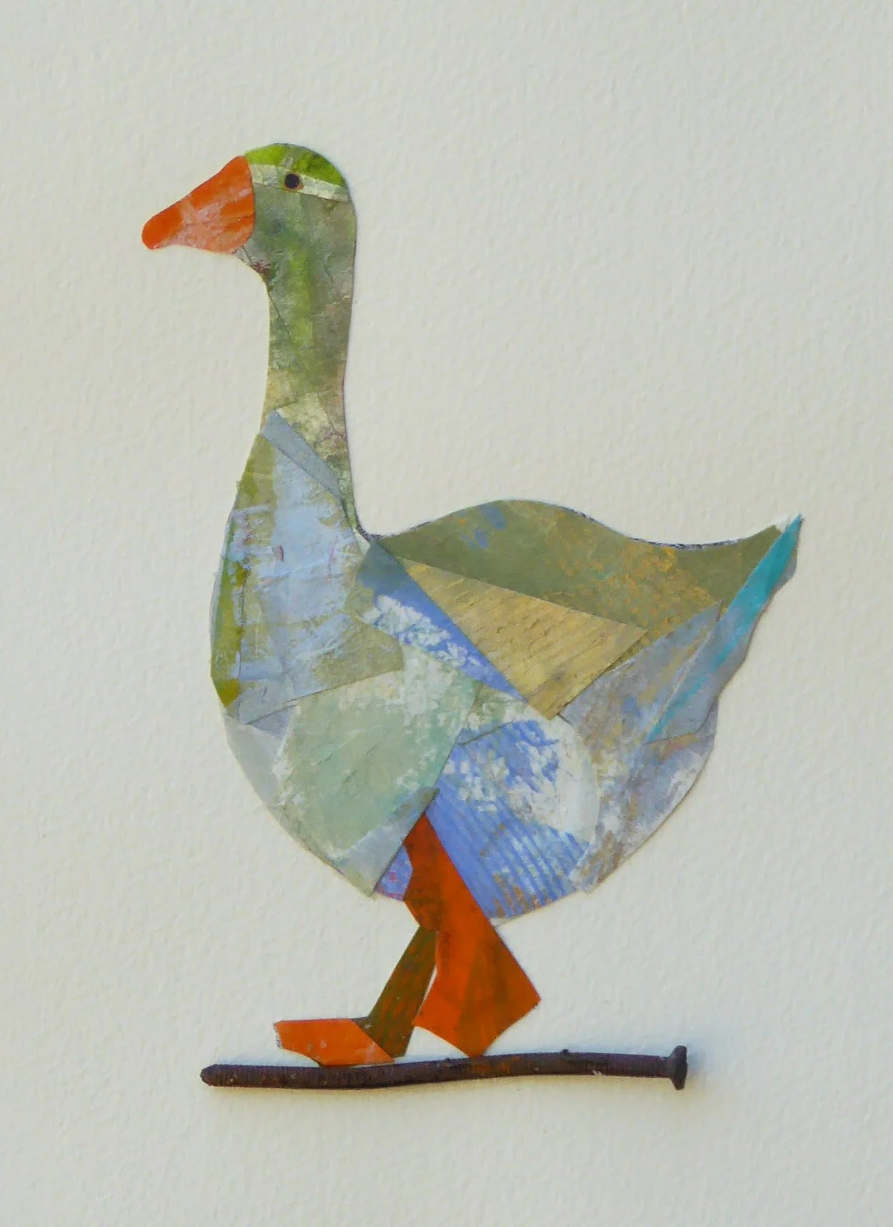 Nelly. 7"h x 5"w, framed 10"h x 8"w