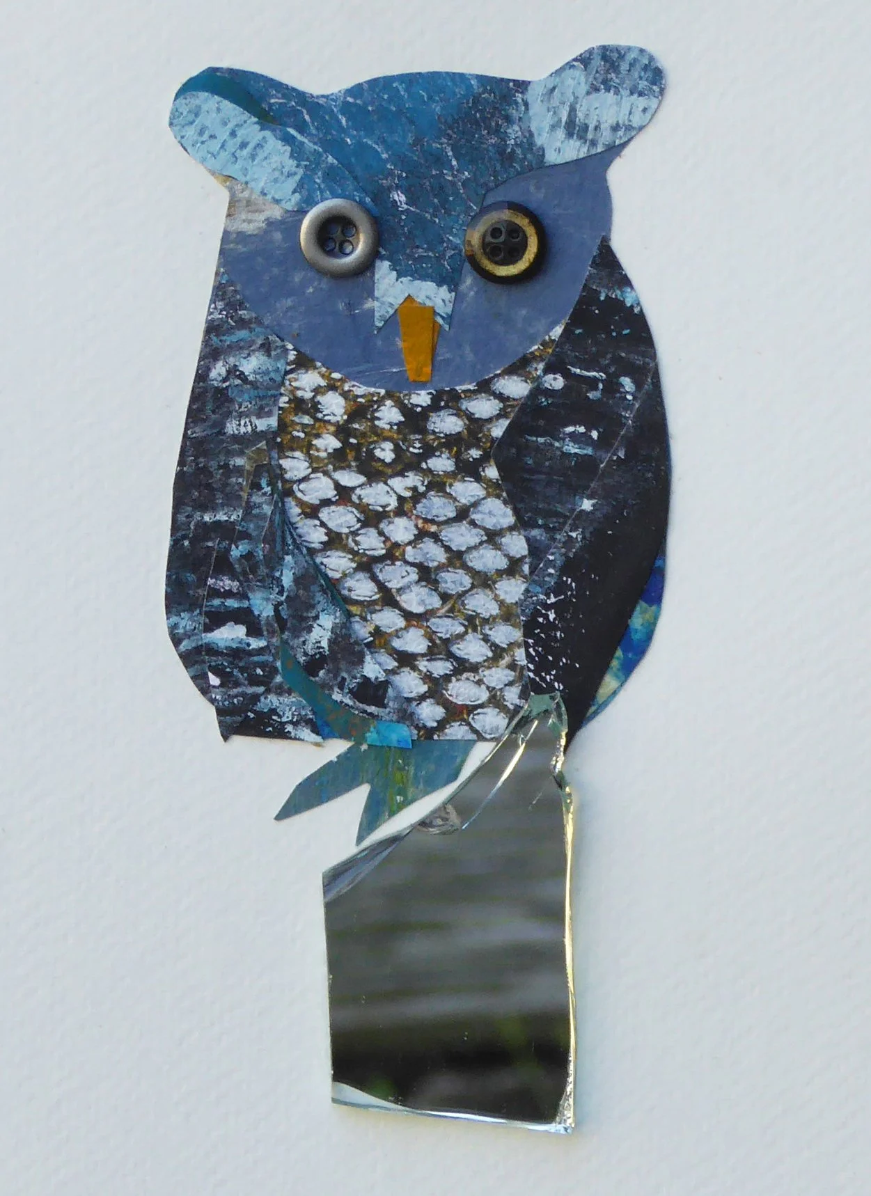 Look Who's Here. 7"h x 5"w, framed 10"h x 8"w