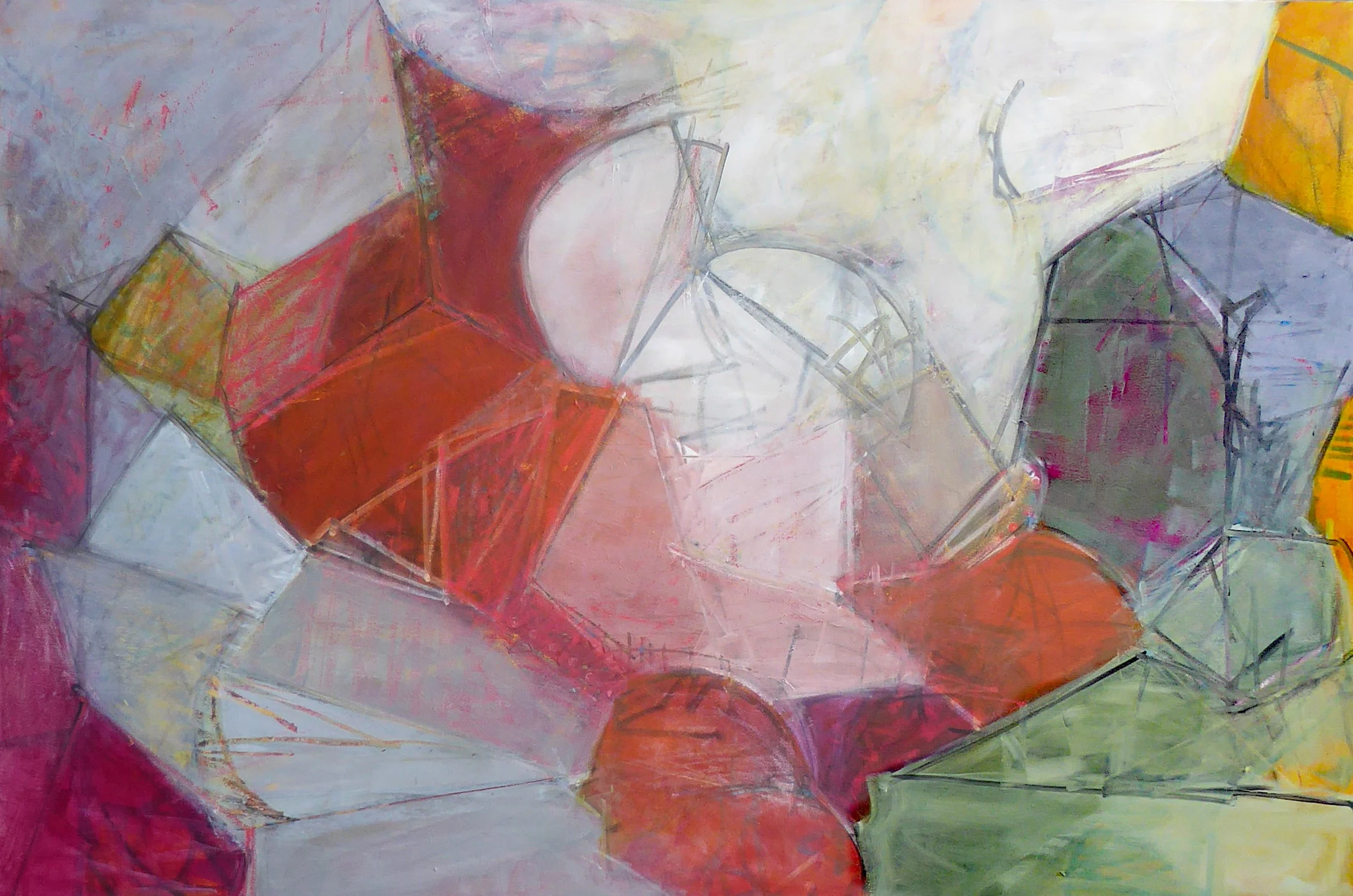 Airy. 48"h x 72"w. canvas