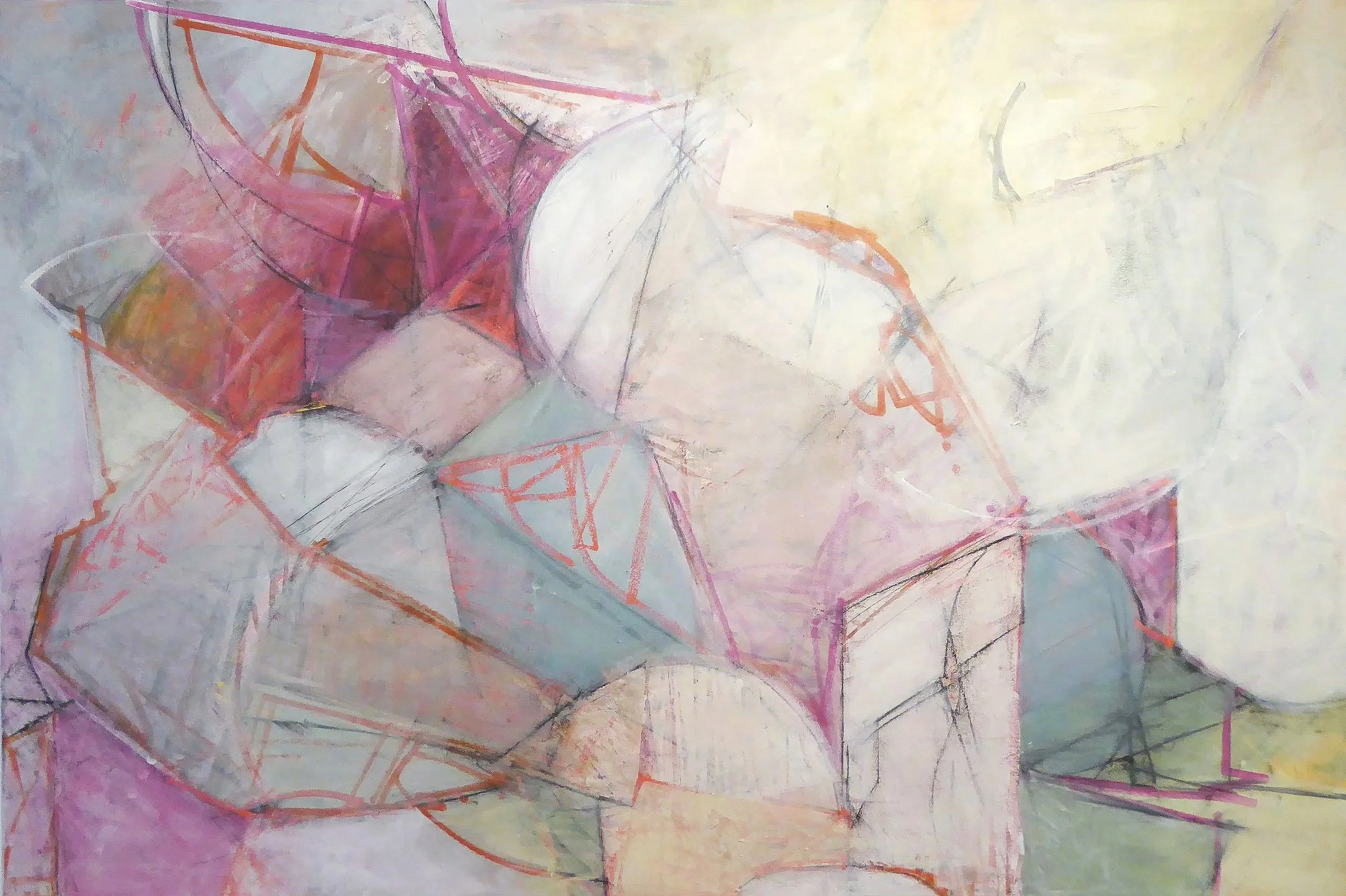 Coincidence. 48"h x 72"w. canvas
