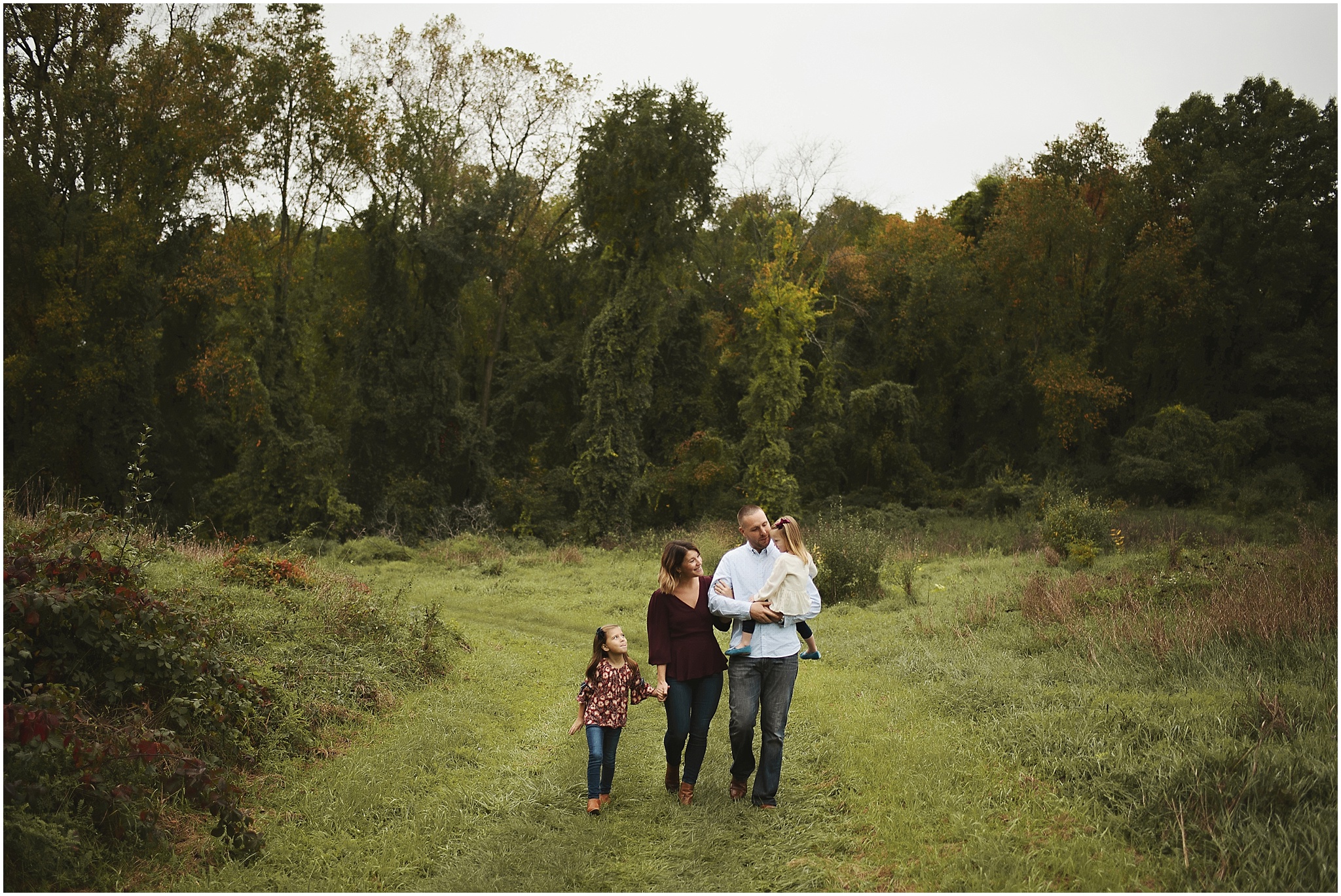 karra lynn photography - family photographer milford mi - family walking