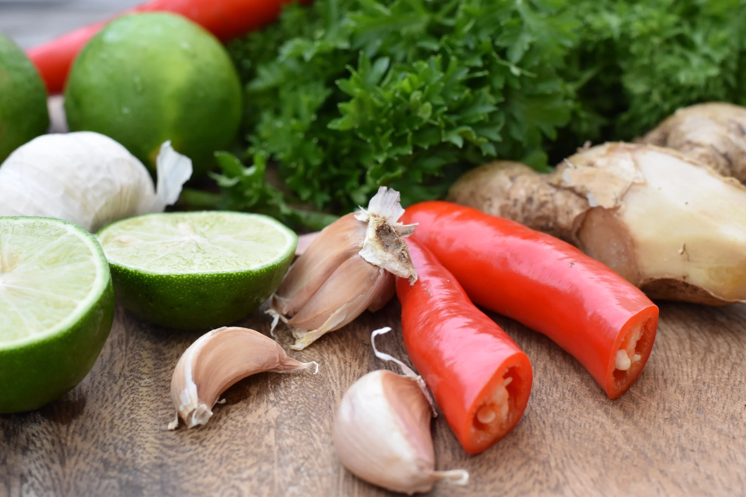 Ingredients for the marinade