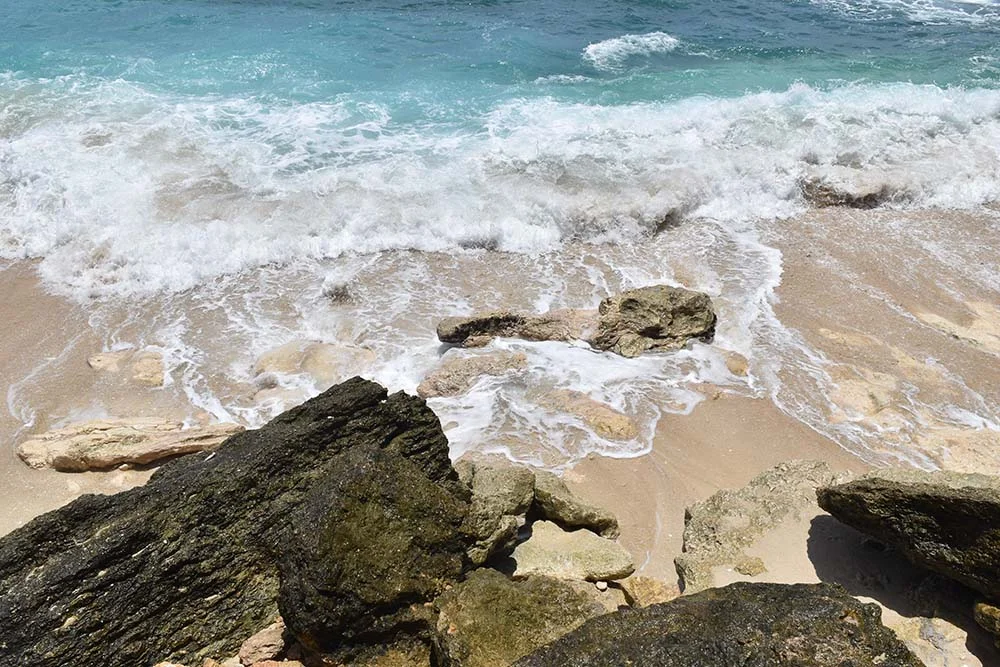 The picture perfect sand and sea at Dream Beach. It doesn't get much better than this!