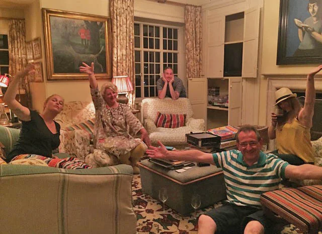 My favorite kind of night - new friends, wine, and frivolity!