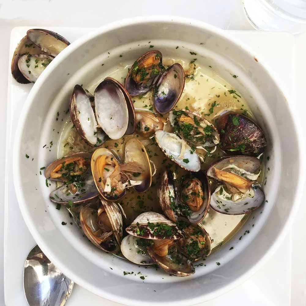 Delicious clams cooked in local Sherry in Jerez de la Frontera.