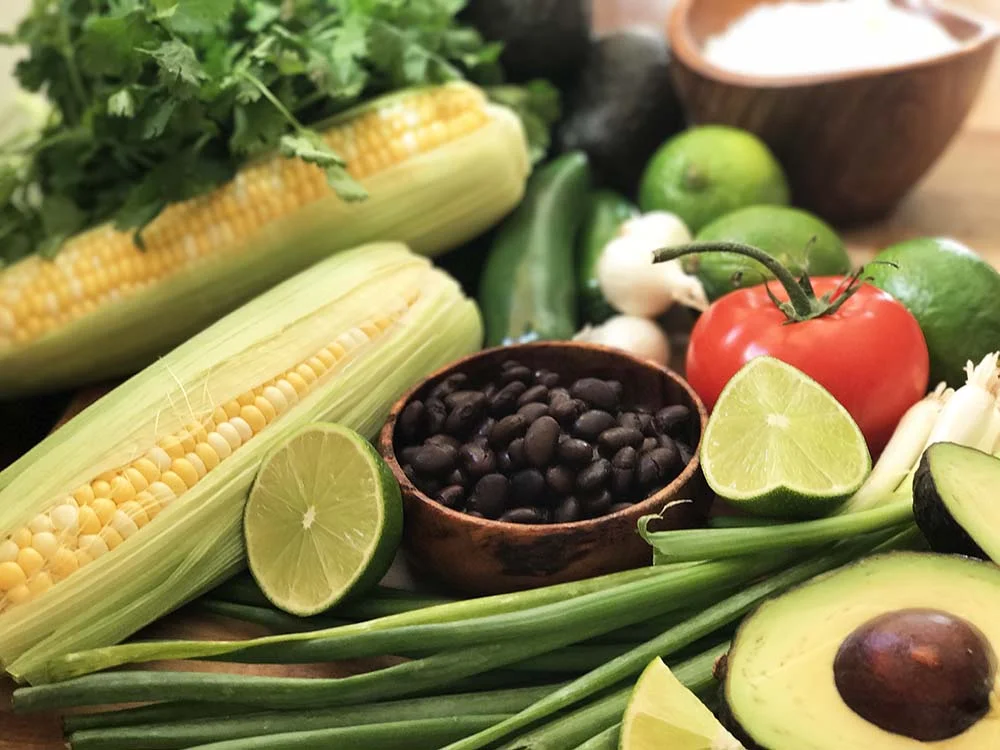 The ingredients used for this recipe. So healthy!