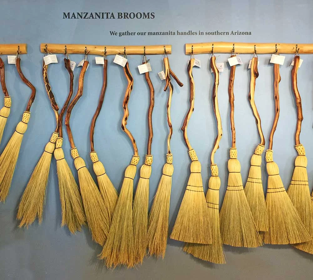 Doesn't this look like a scene from Harry Potter? It's actually a collection of hand-made brooms for sale in a quirky boutique in Granville Island, Vancouver. 