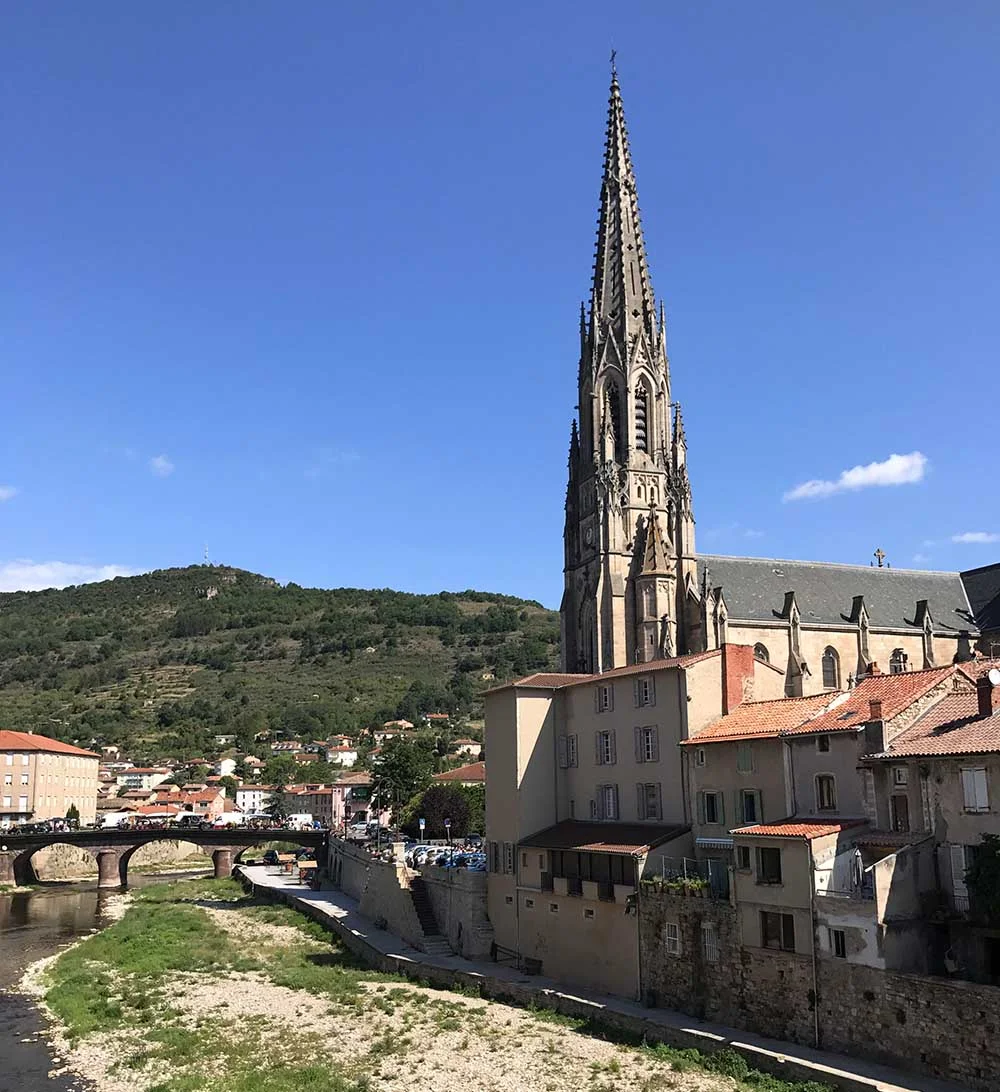 Saint Affrique on market day.