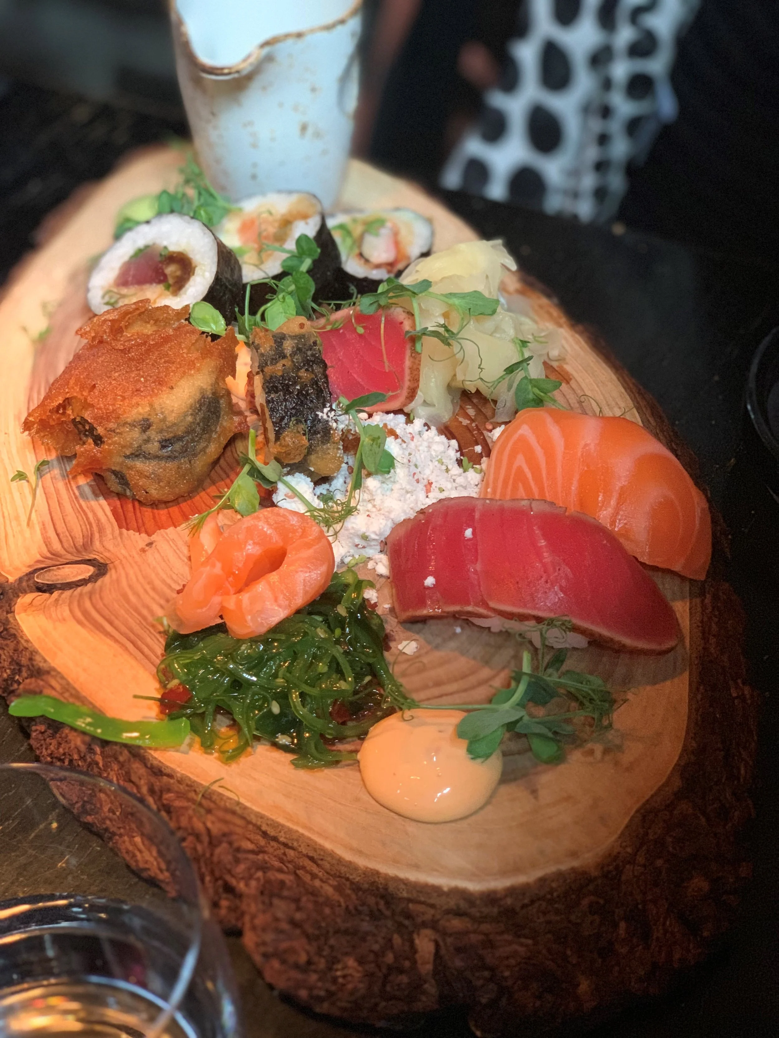One of the best sushi presentations and meals to date - Fish Company