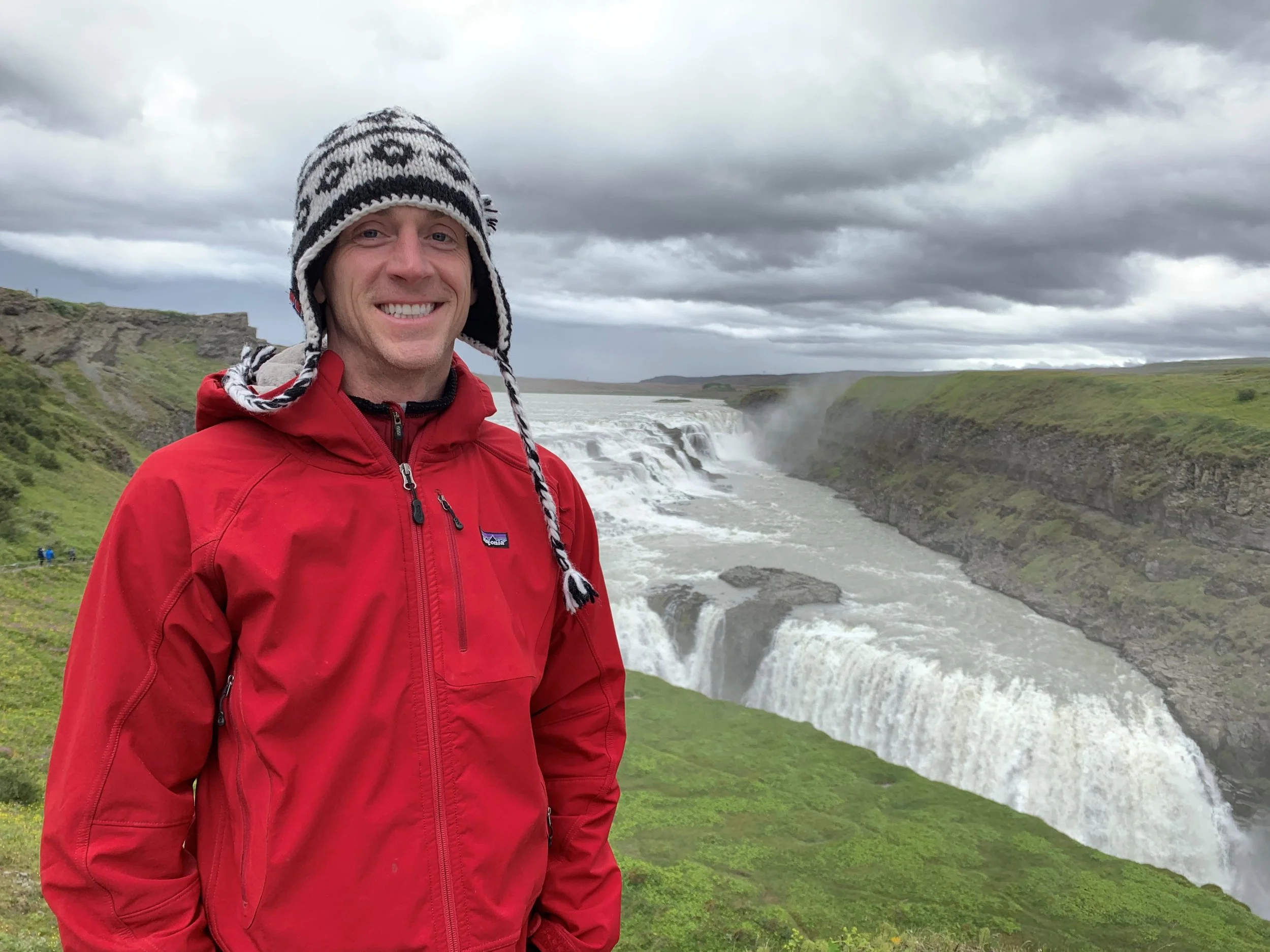 Why not smile more? You’re in Iceland.
