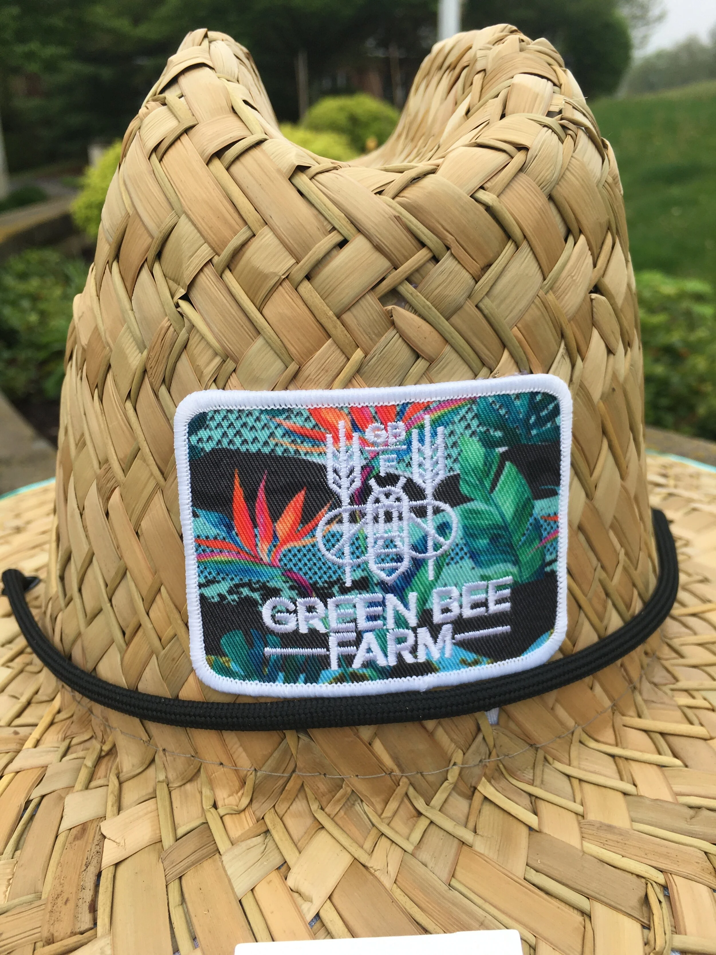 GBF BRANDED STRAW SUN HATS/CONGO 