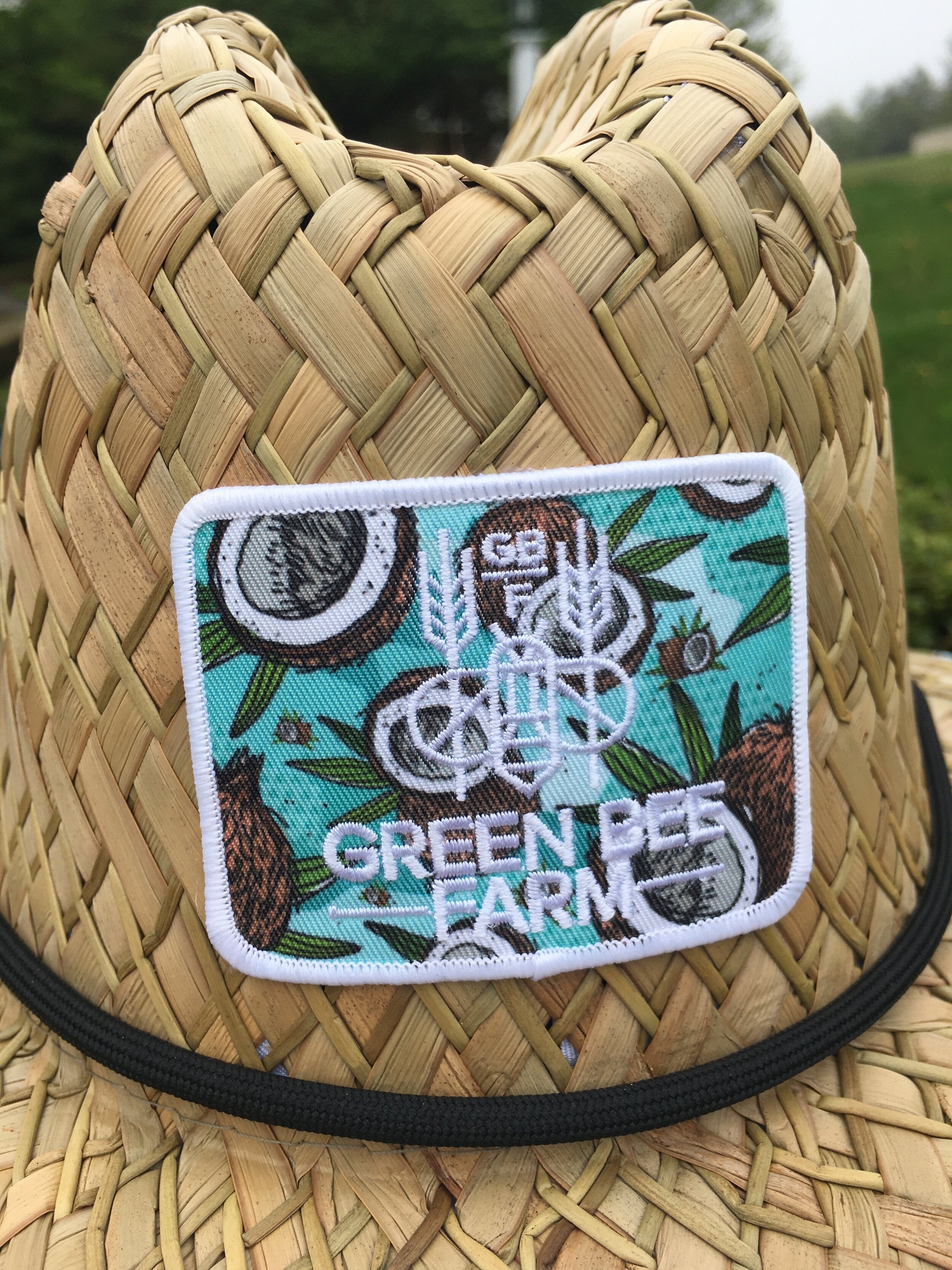 GBF BRANDED STRAW SUN HATS/ISLA 