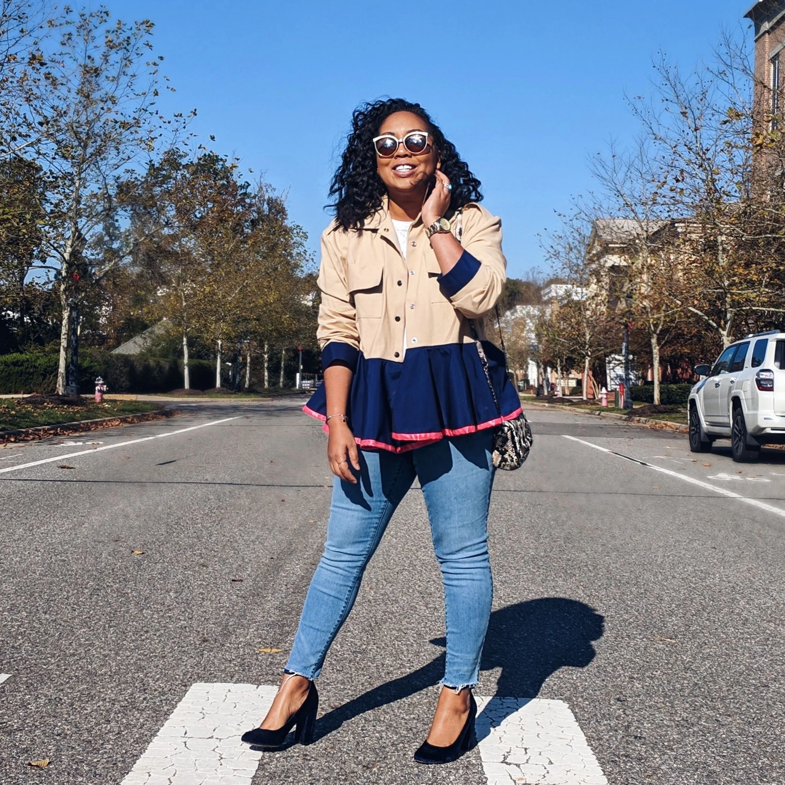 Military Inspired Jacket w/ a Feminine Twist