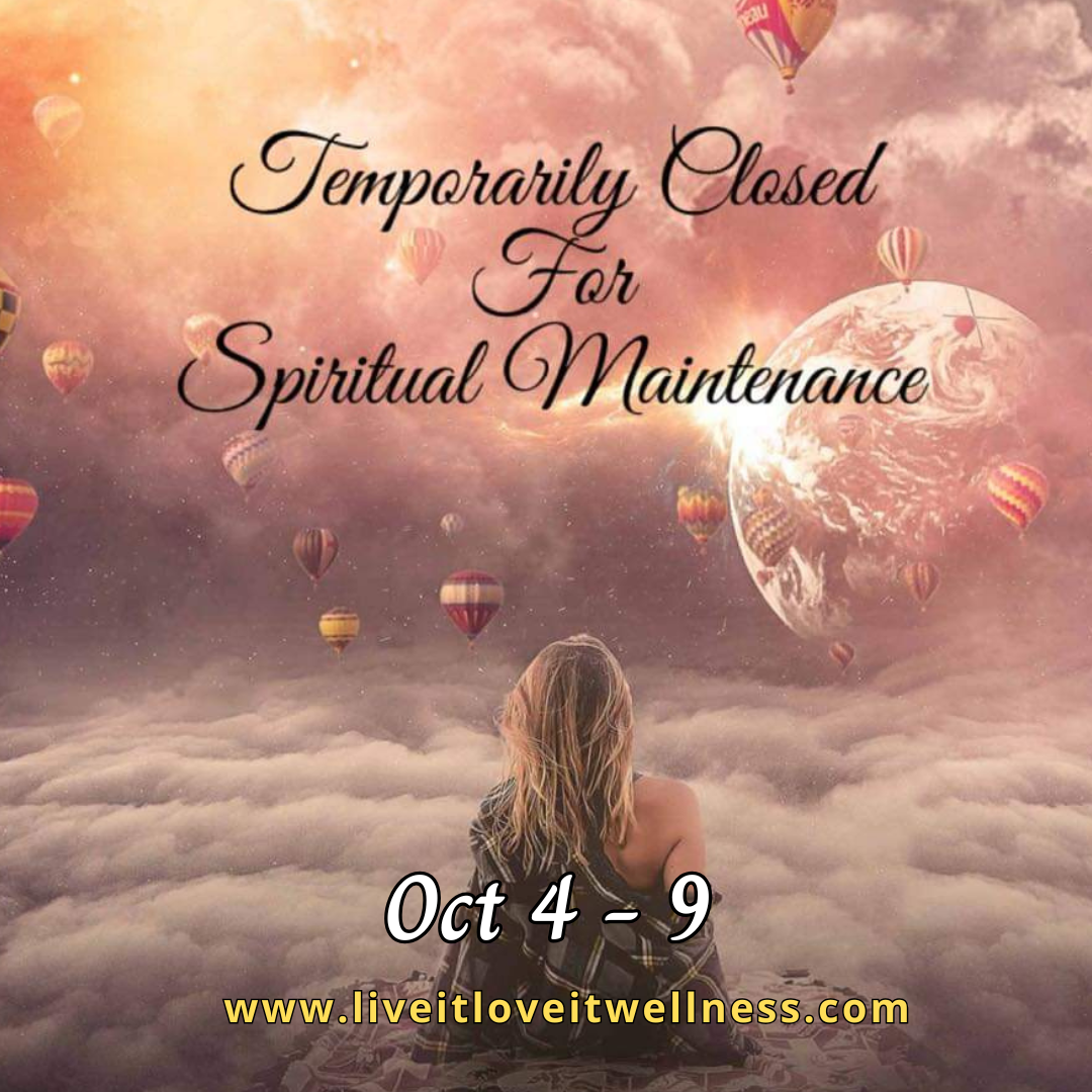 Closed for Spiritual Maintenance