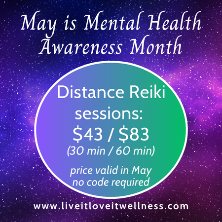 Discounted Distance Reiki Sessions in May