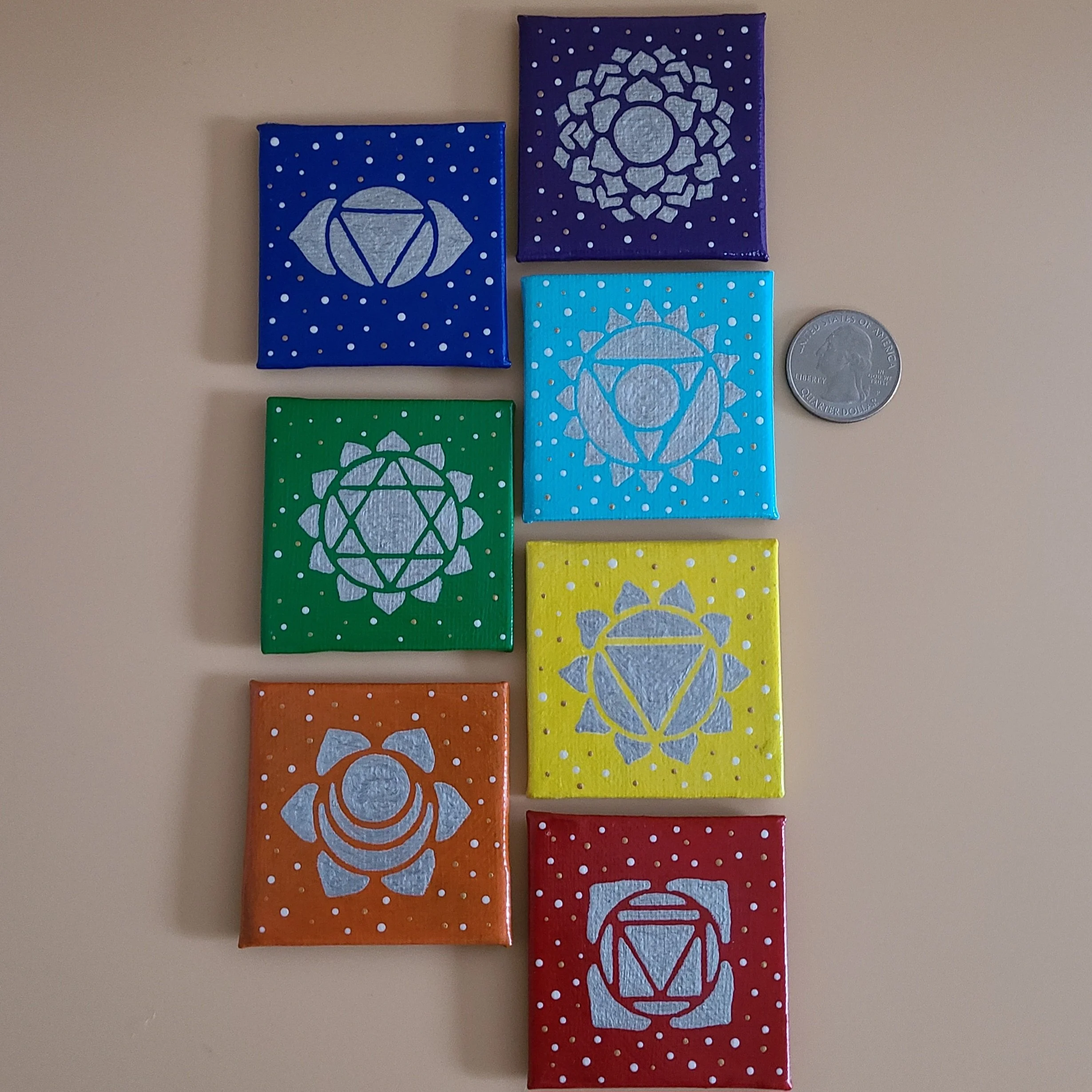 Chakras Magnet Set
