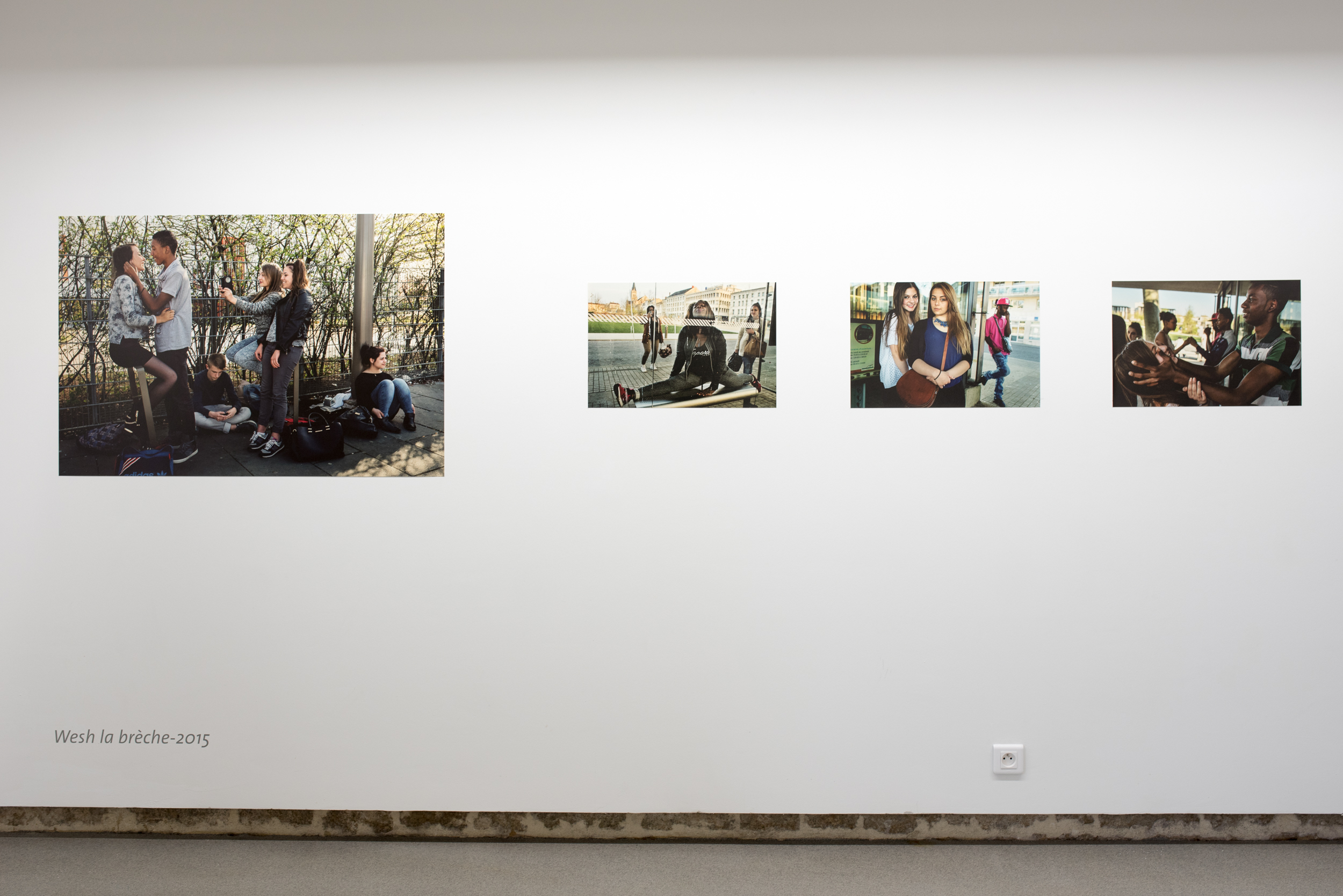 Wesh la Brèche exhibit at the CACP Vila Pérochon - Niort, France 2015