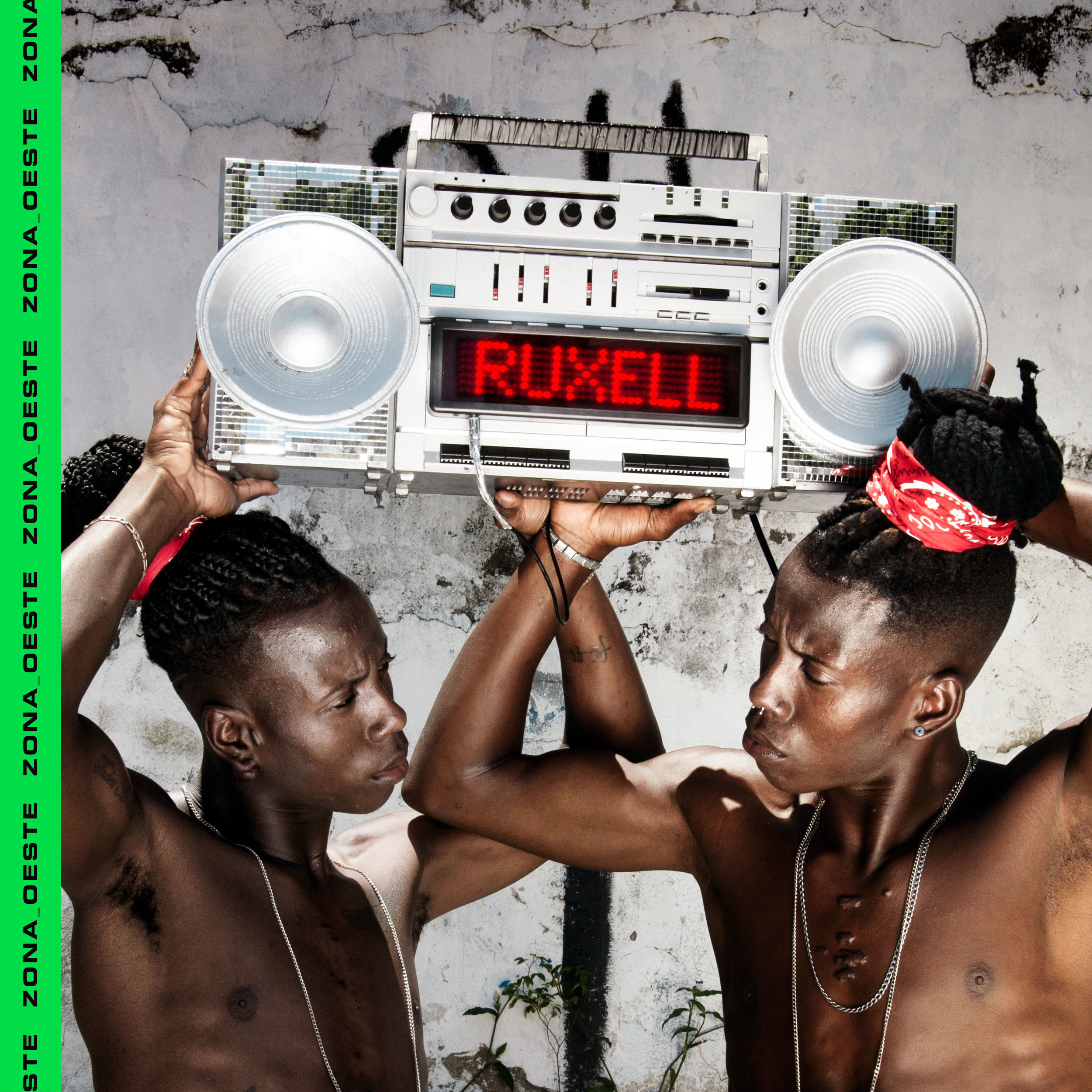  Ruxell - Zona Oeste single cover - photo © Vincent Rosenblatt - Design by Leandro Assis - Twin models : Tarso &amp; Tadeu Oliveira Amancio - Rio de Janeiro 2017 