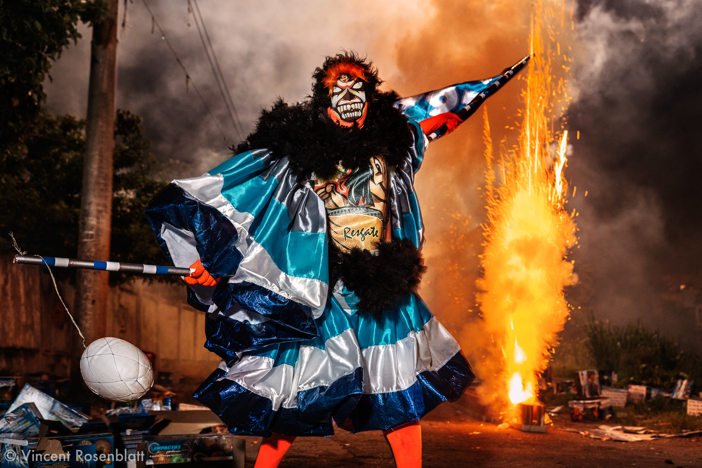  "Havita" group of Bate-Bola, Oswaldo Cruz, North Zone of Rio de Janeiro, Carnival 2018. 