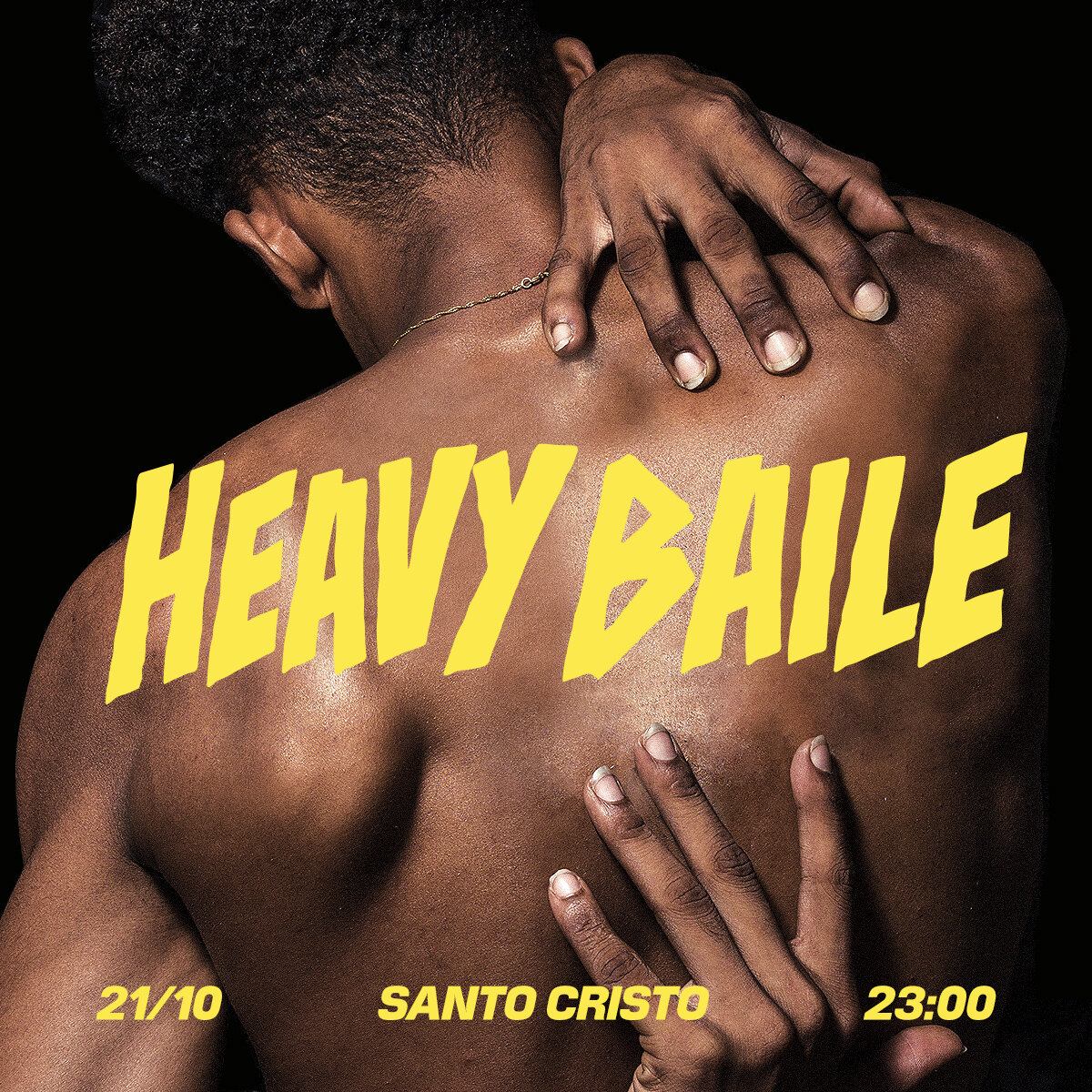 Heavy Baile - party flyer