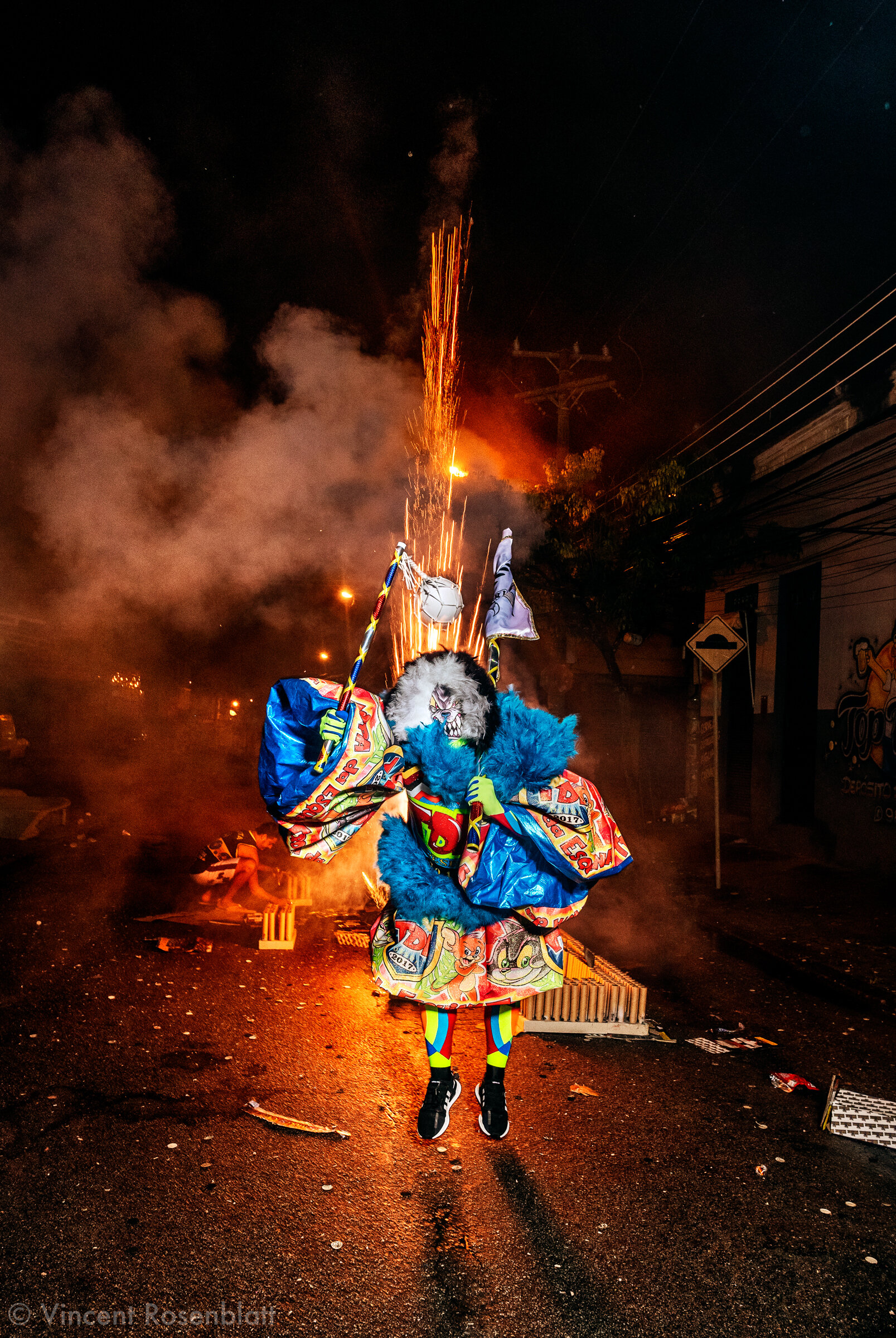  Show of the Turma da Esquina in Oswaldo Cruz, North Zone of Rio de Janeiro, Carnival 2020. 