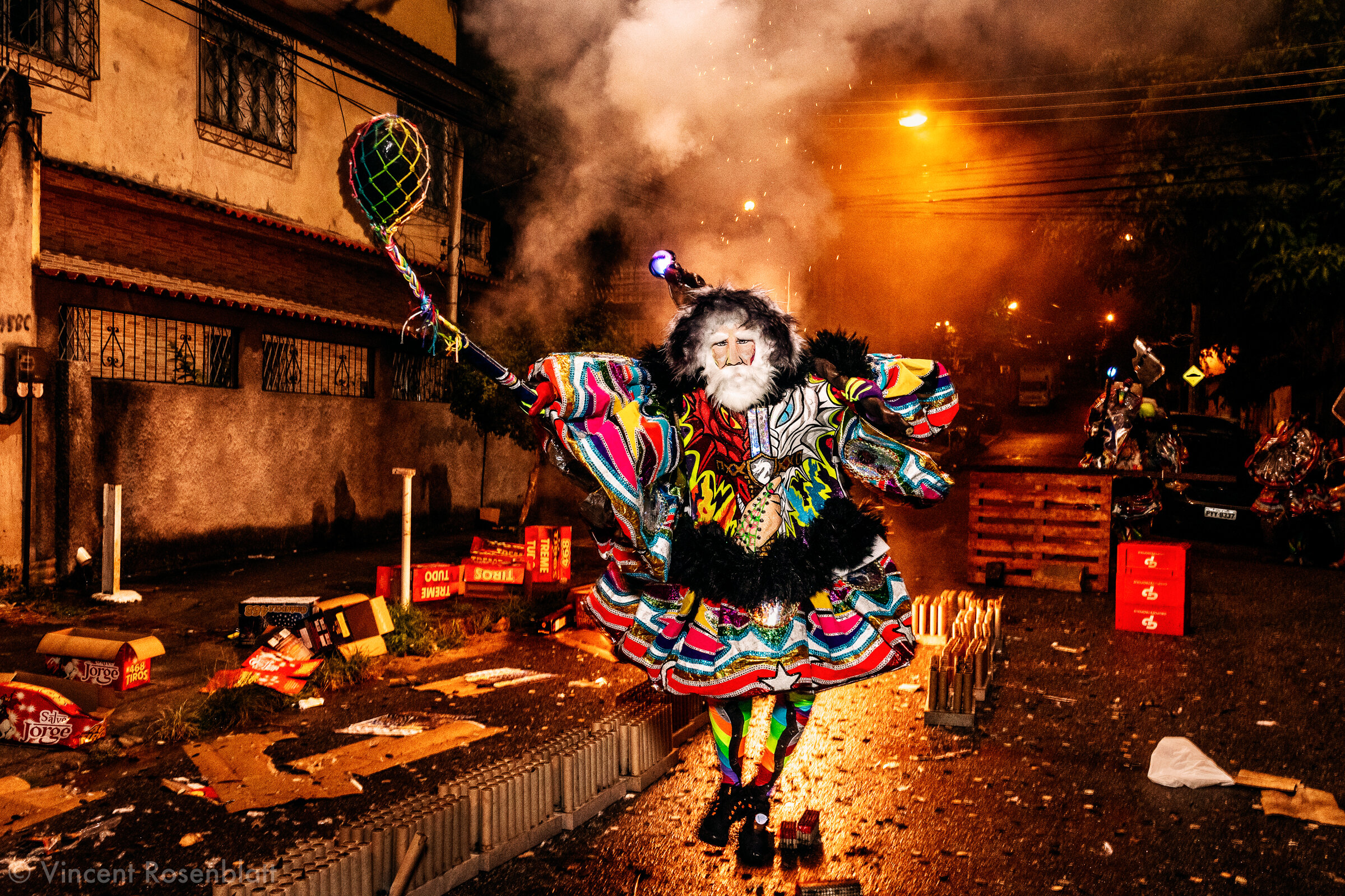  Show of the bate-bola group Turbulencia (Turbulence) in the Urubu favela, North Zone of Rio de Janeiro, Carnival 2020. 