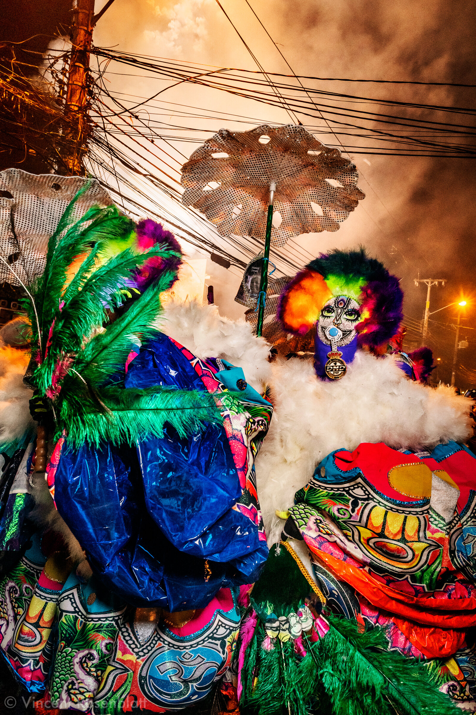  Show of the Danados (Damaged) in Marechal Hermes, North Zone of Rio de Janeiro, Carnival 2020. 