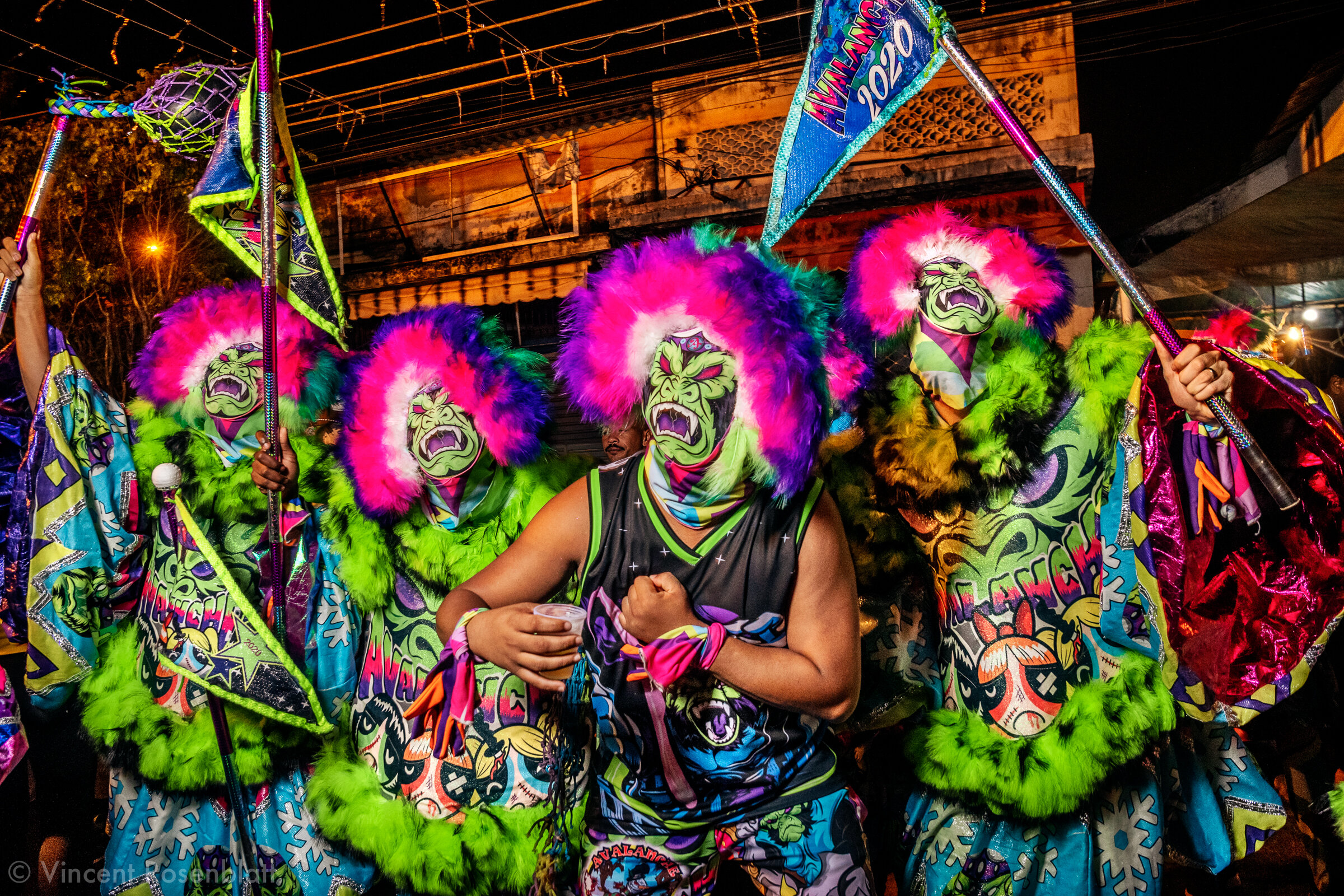  The Avalanche Bate-Bola group in Santissimo, West Zone of Rio de Janeiro.Carnival 2020 