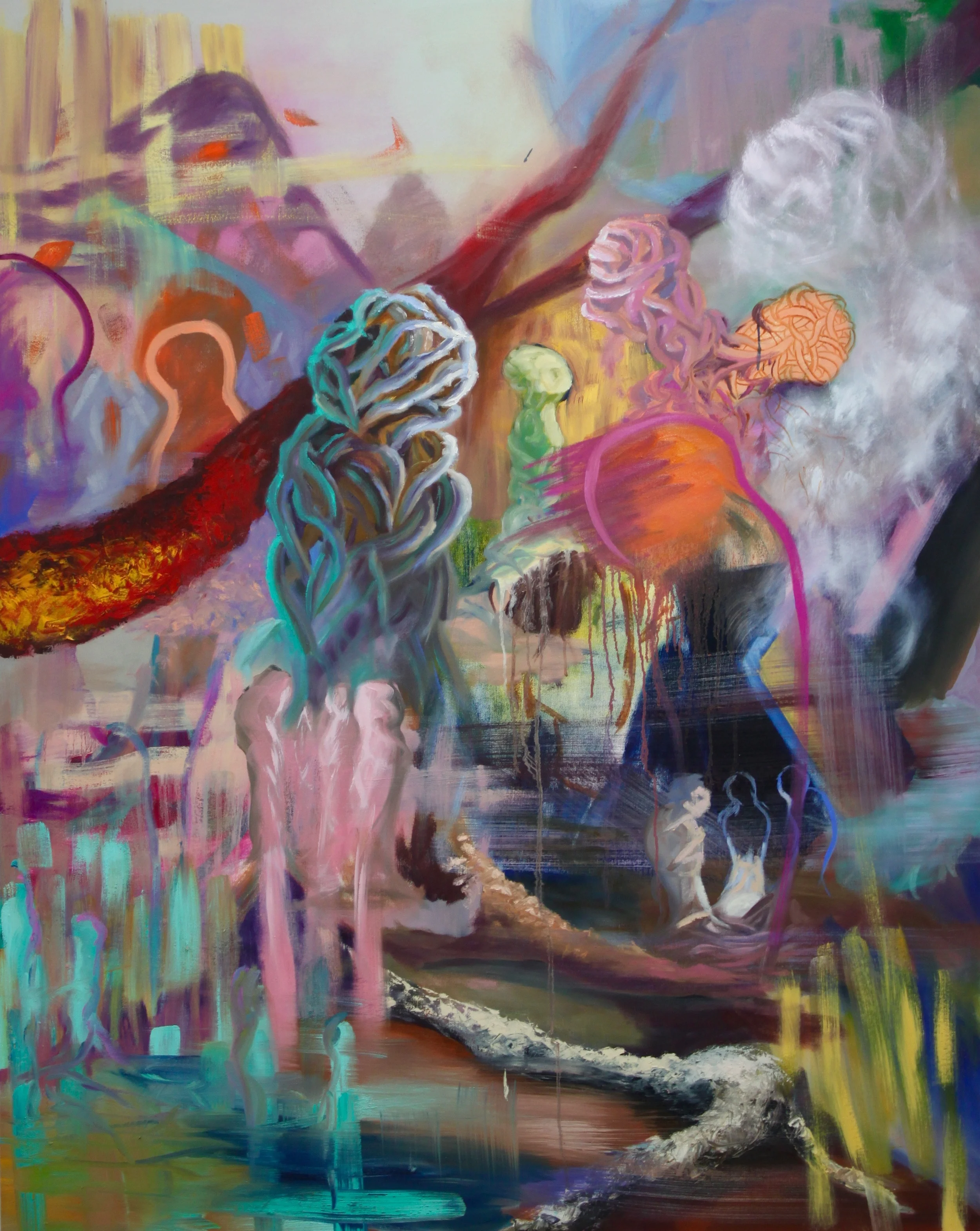 Entangled: 1 Oil Paint on Canvas 48x60 inches 2015