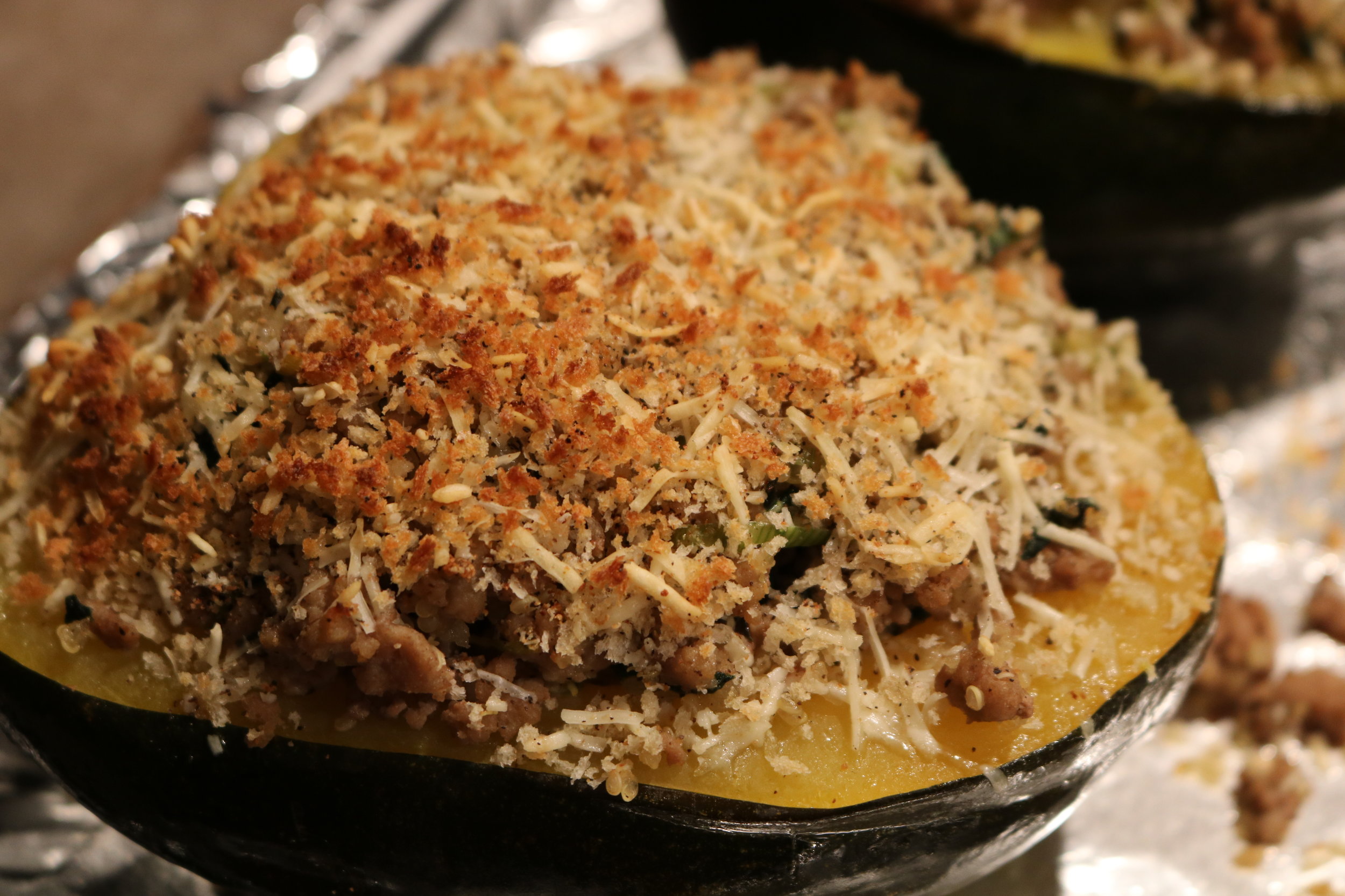 stuffed acorn squash