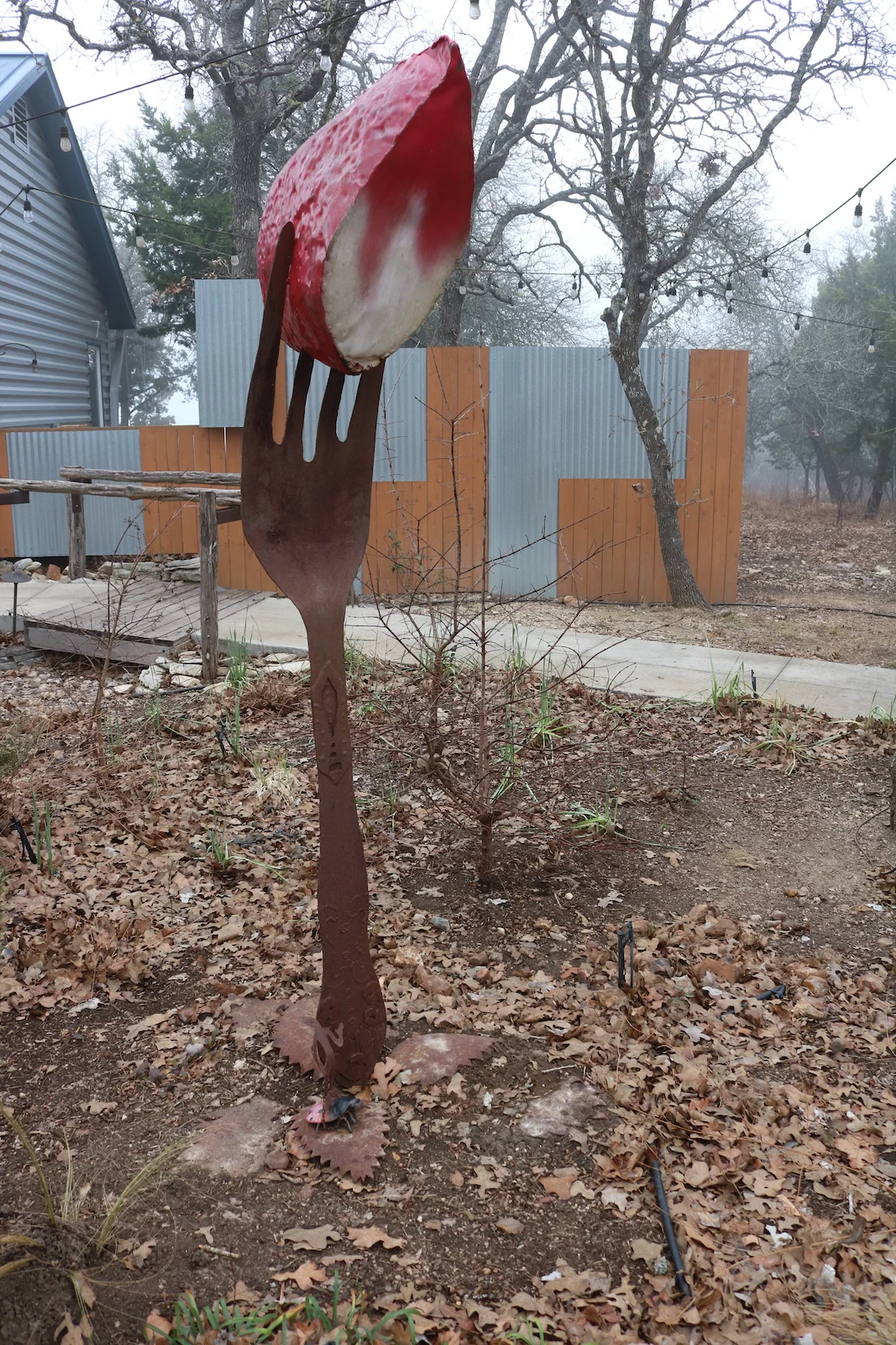 exterior art installation