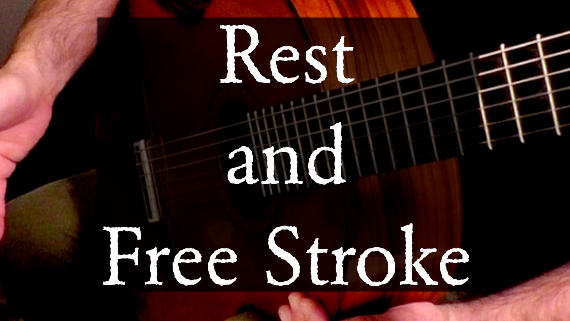 Rest and Free Stroke