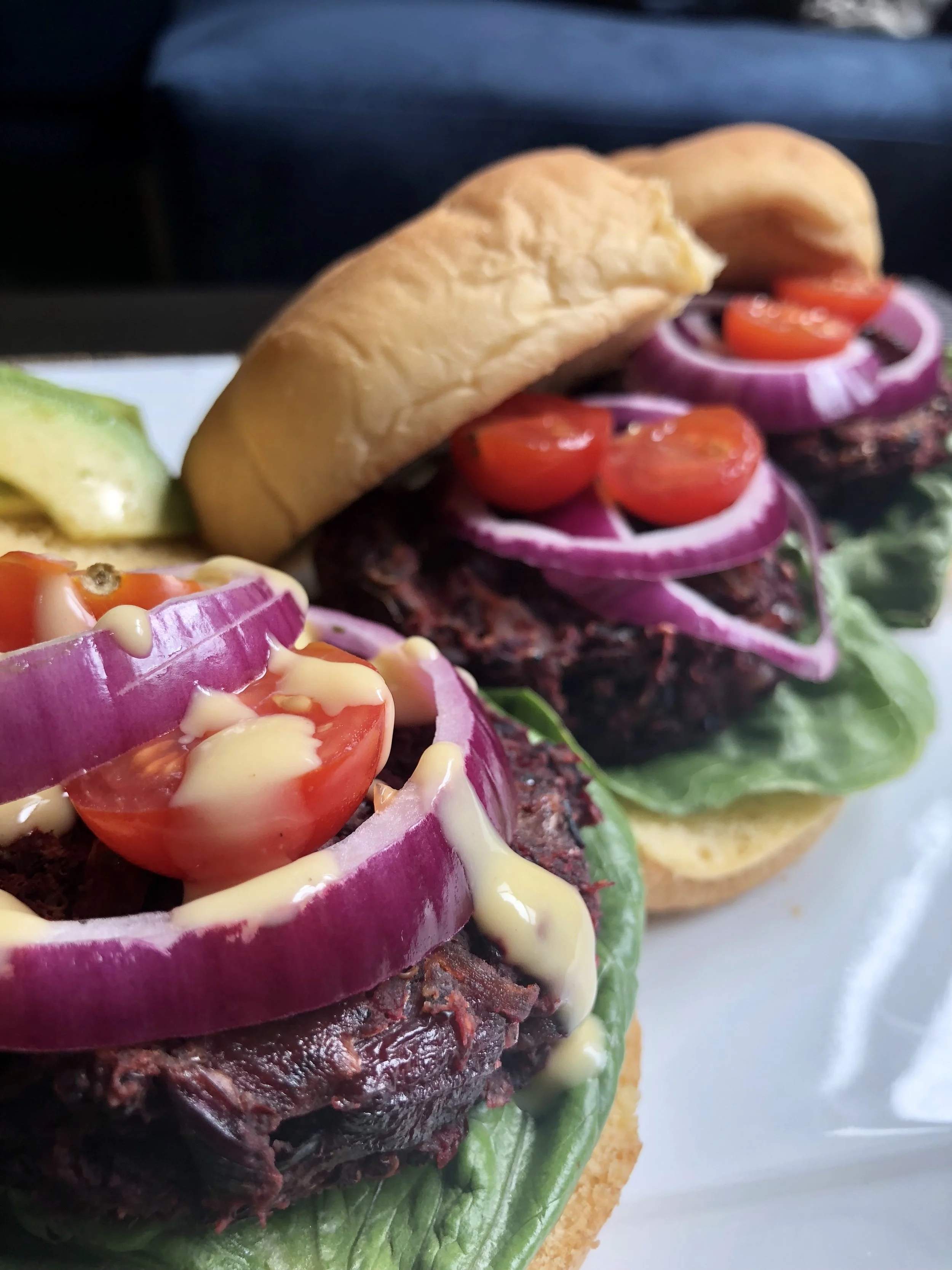 I've been testing out different recipes for a good flavorful Beet Veggie Burger and finally found my winning combination of ingredients. Flavor is very important to me, so I take pride in sharing my recipes when I finally get it right.