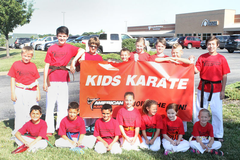 American Karate Summer Camp students 2015