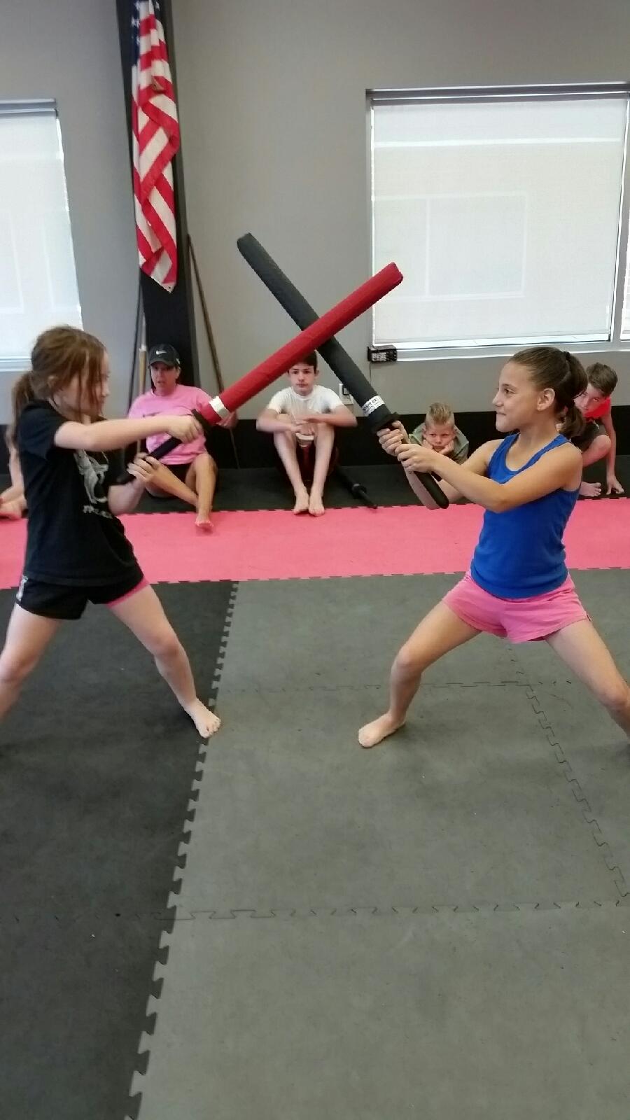 American Karate Summer Camp 2015 - sword sparring
