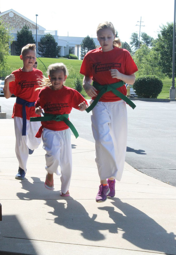 American Karate Summer Camp 2015 - running
