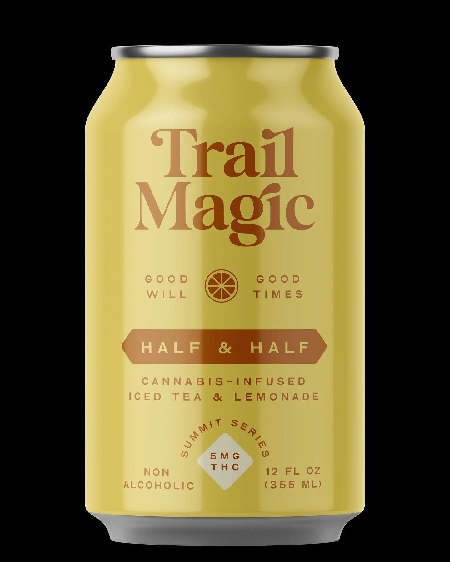 Now serving Trail Magic cannabis beverage in Half &amp; Half and Berry Basil!
