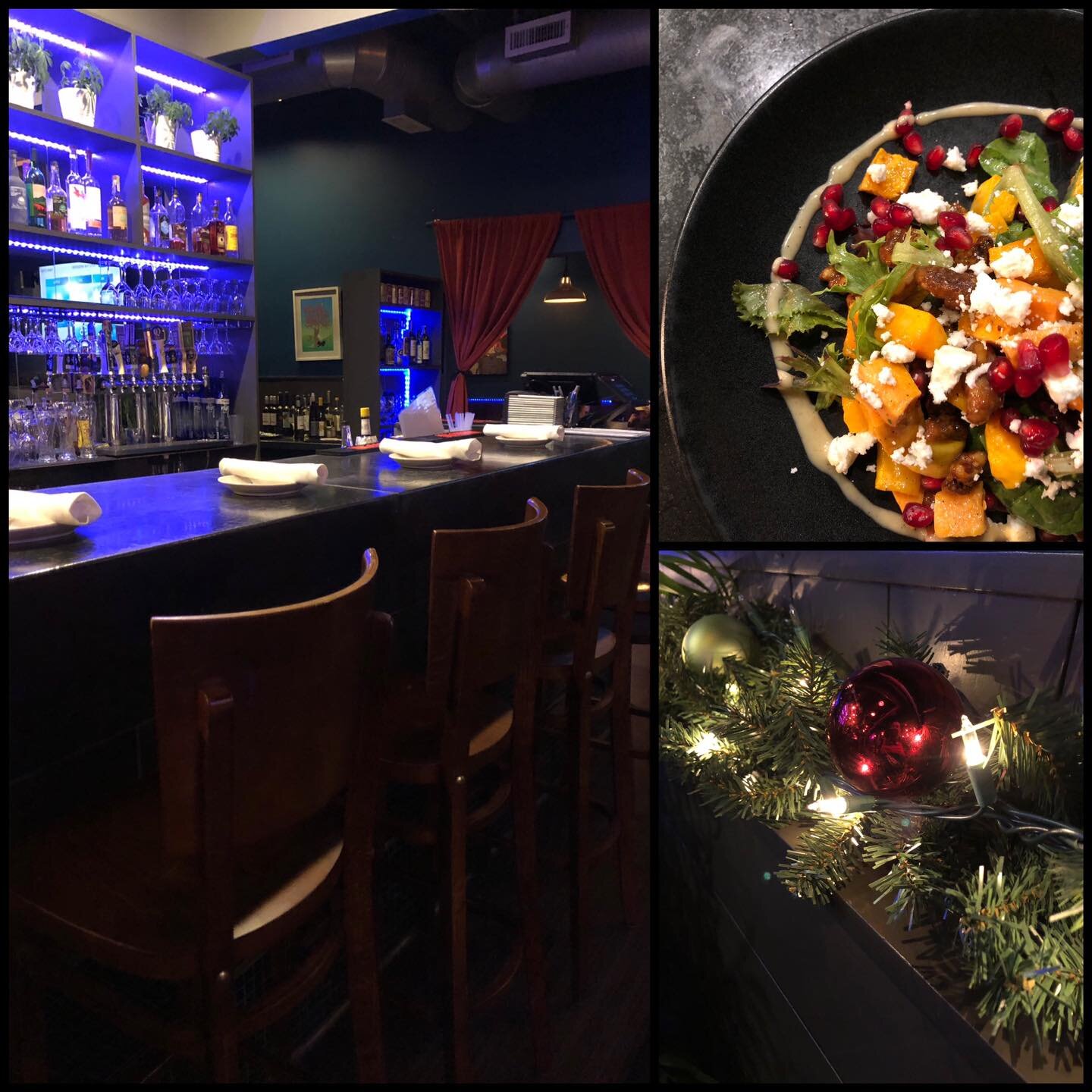 La Mesa&rsquo;s bar seating is off to a great start! We&rsquo;ve got some fun holiday decor and the fire is crackling away in the oven. Walk-in only - pop in for for dinner or &quot;just drinks&quot;! #neighborhoodrestaurant #Minneapolis #warmandcozy